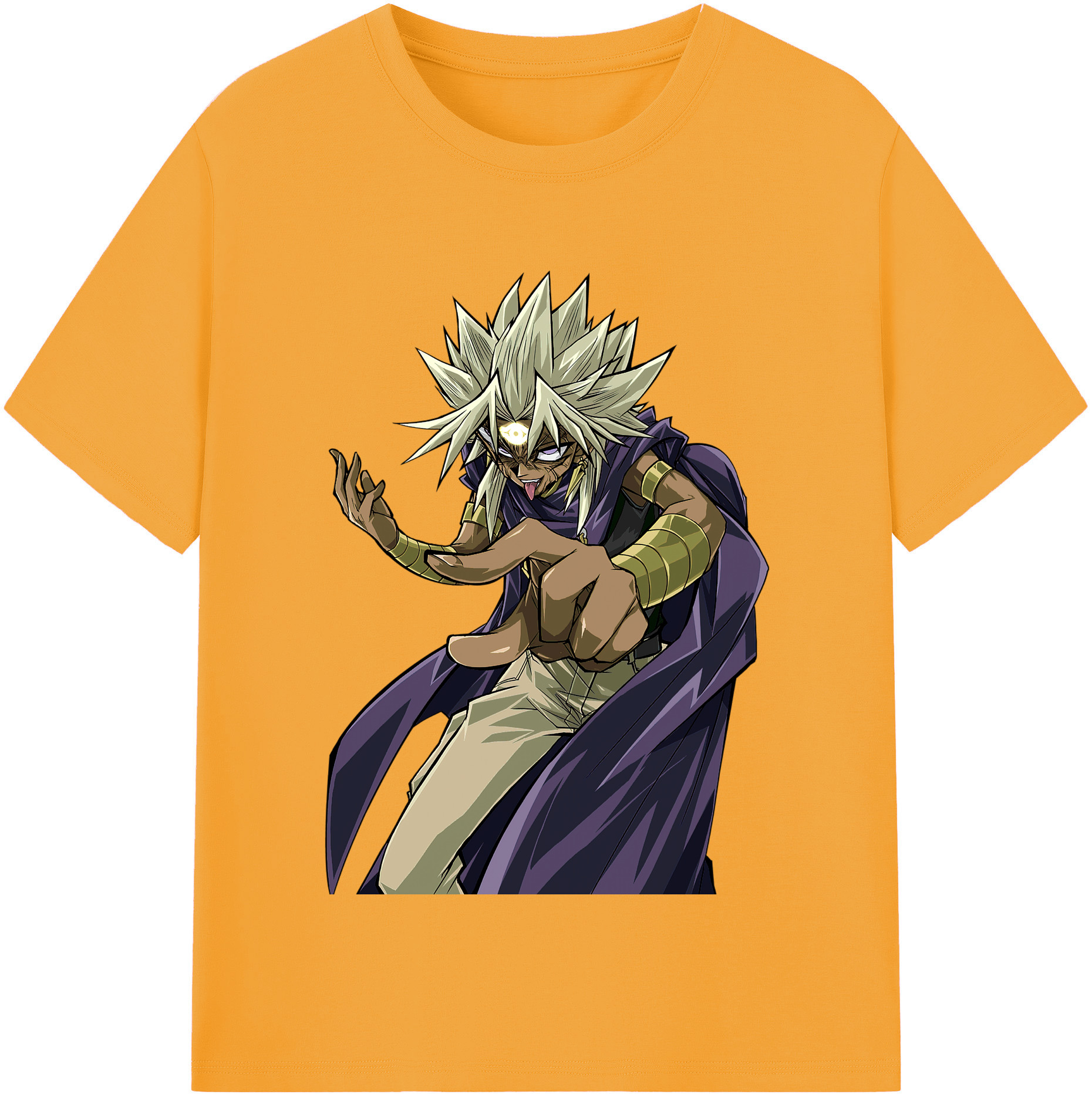 （画像用） 遊☆戯☆王 Yu-Gi-Oh! レディースカジュアルプリントTシャツ（綿100％）