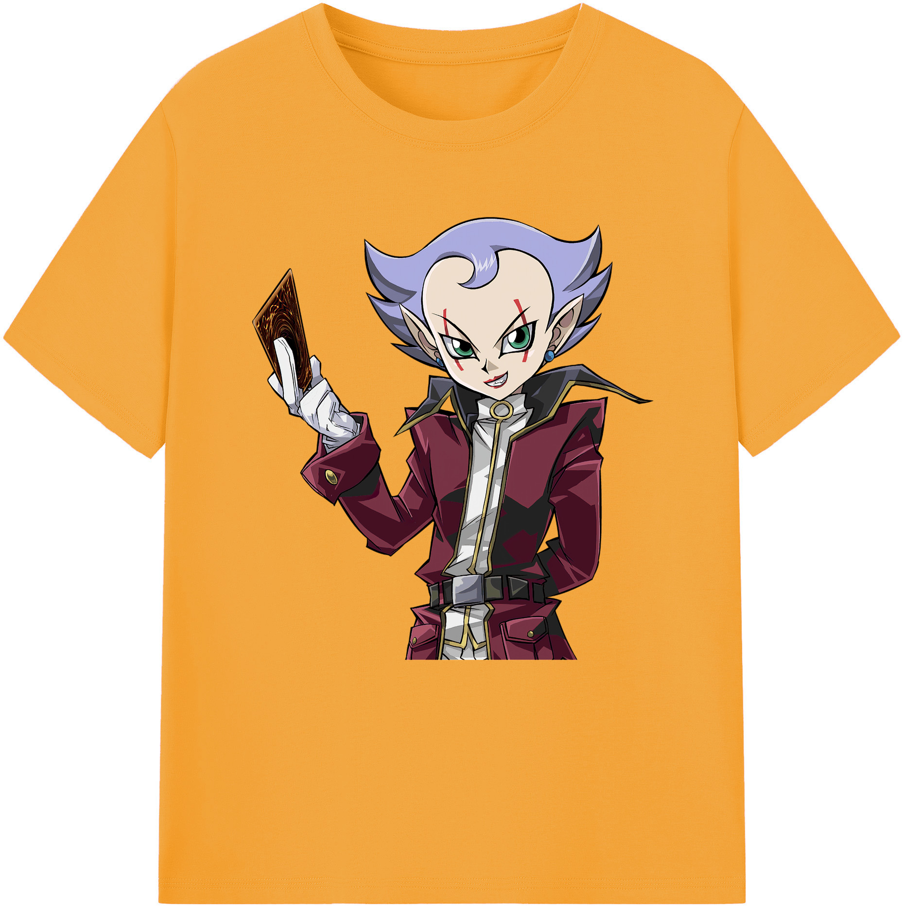 （画像用） 遊☆戯☆王 Yu-Gi-Oh! レディースカジュアルプリントTシャツ（綿100％）