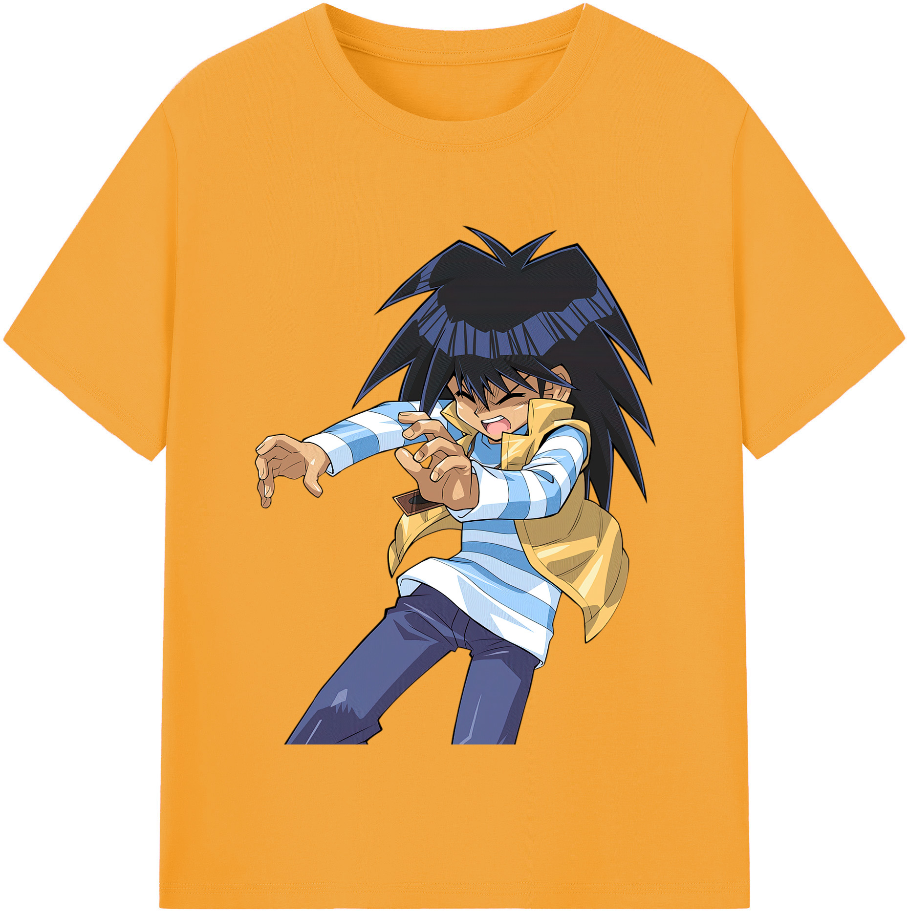 （画像用） 遊☆戯☆王 Yu-Gi-Oh! レディースカジュアルプリントTシャツ（綿100％）