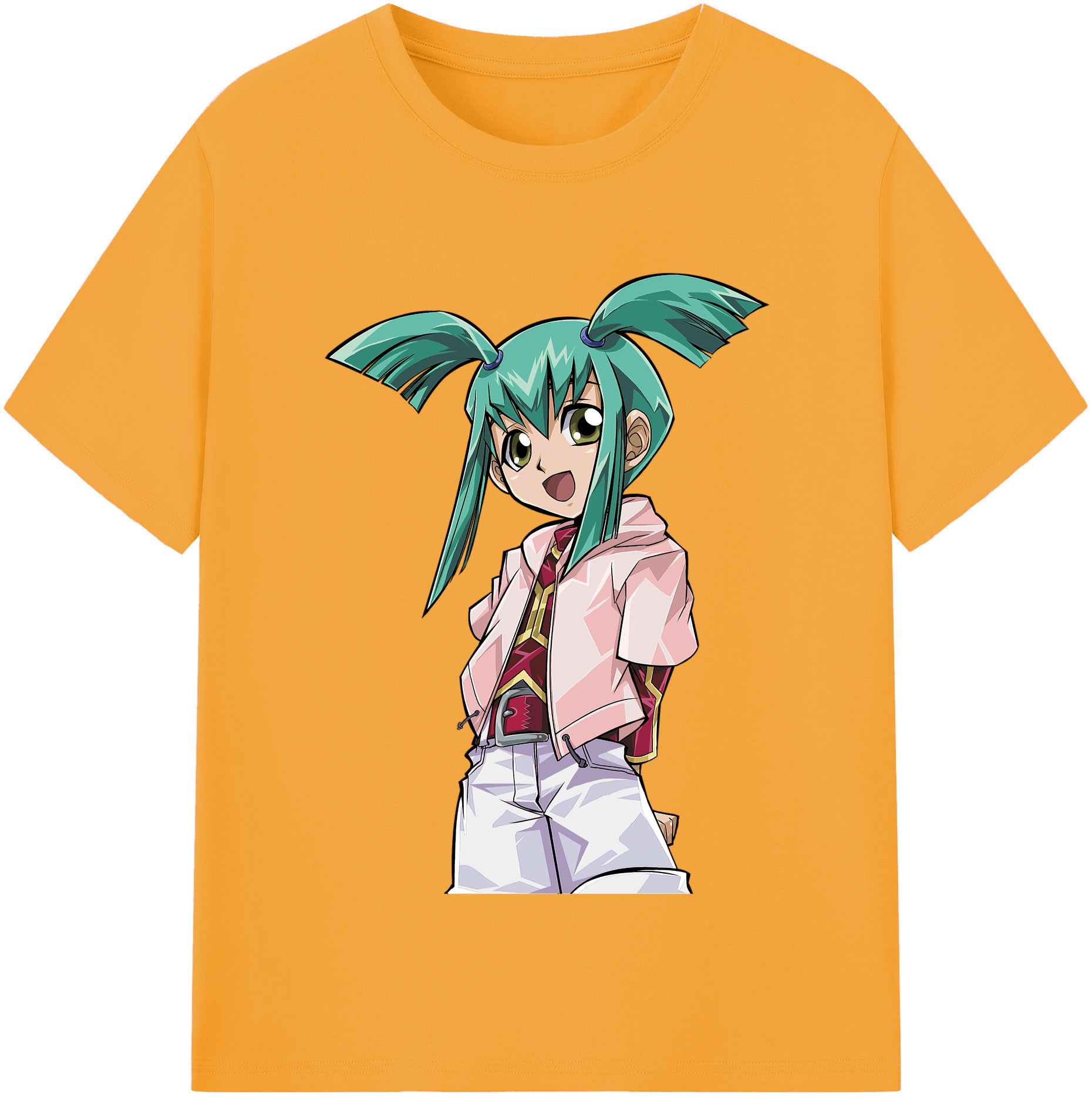 （画像用） 遊☆戯☆王 Yu-Gi-Oh! レディースカジュアルプリントTシャツ（綿100％）