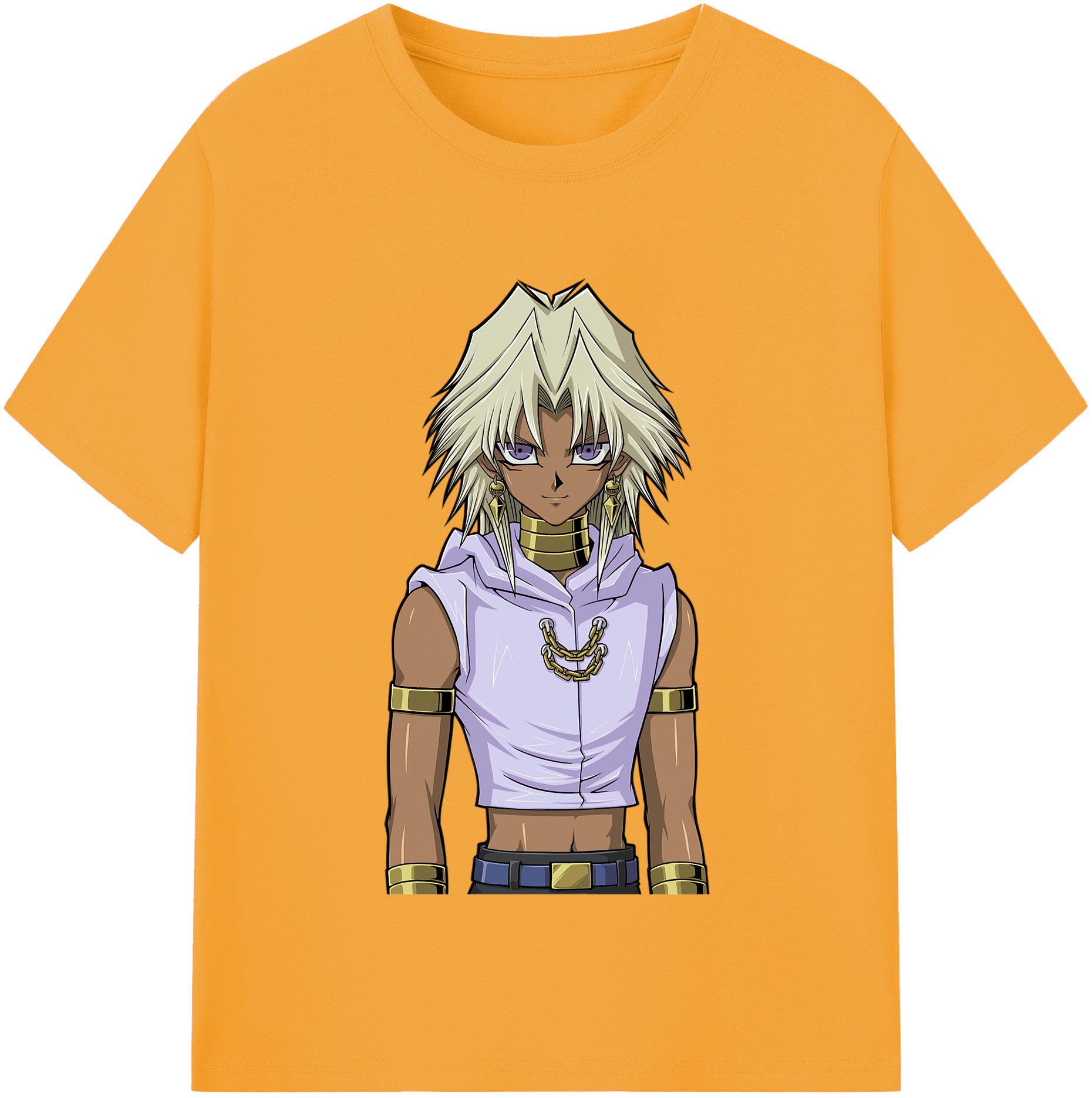 （画像用） 遊☆戯☆王 Yu-Gi-Oh! レディースカジュアルプリントTシャツ（綿100％）