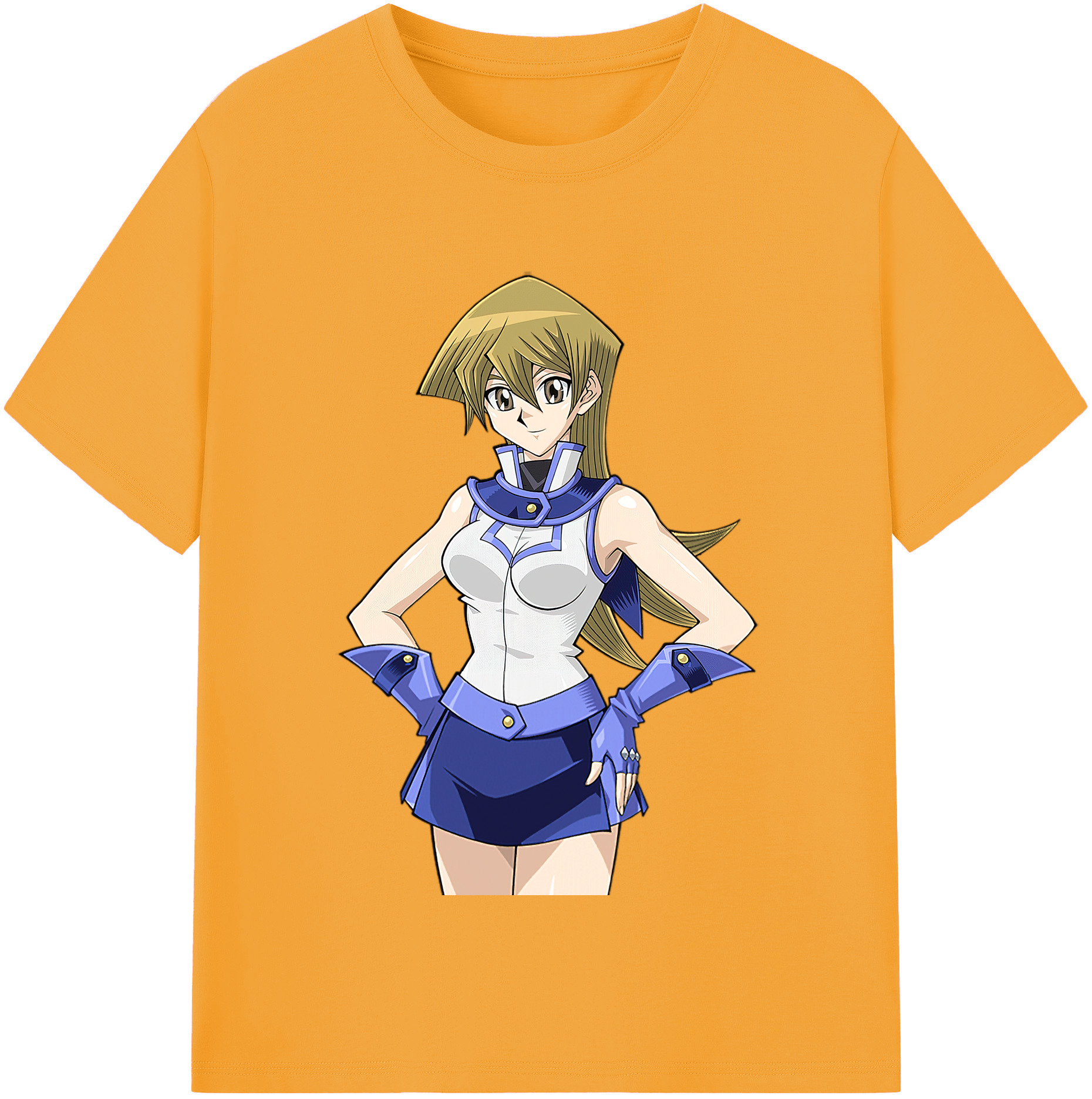 （画像用） 遊☆戯☆王 Yu-Gi-Oh! レディースカジュアルプリントTシャツ（綿100％）