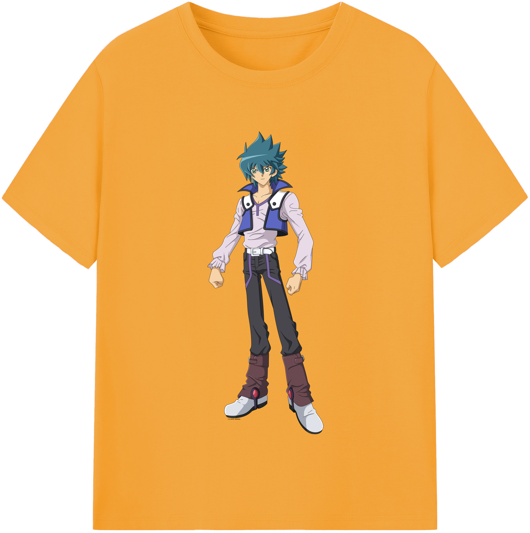 （画像用） 遊☆戯☆王 Yu-Gi-Oh! レディースカジュアルプリントTシャツ（綿100％）