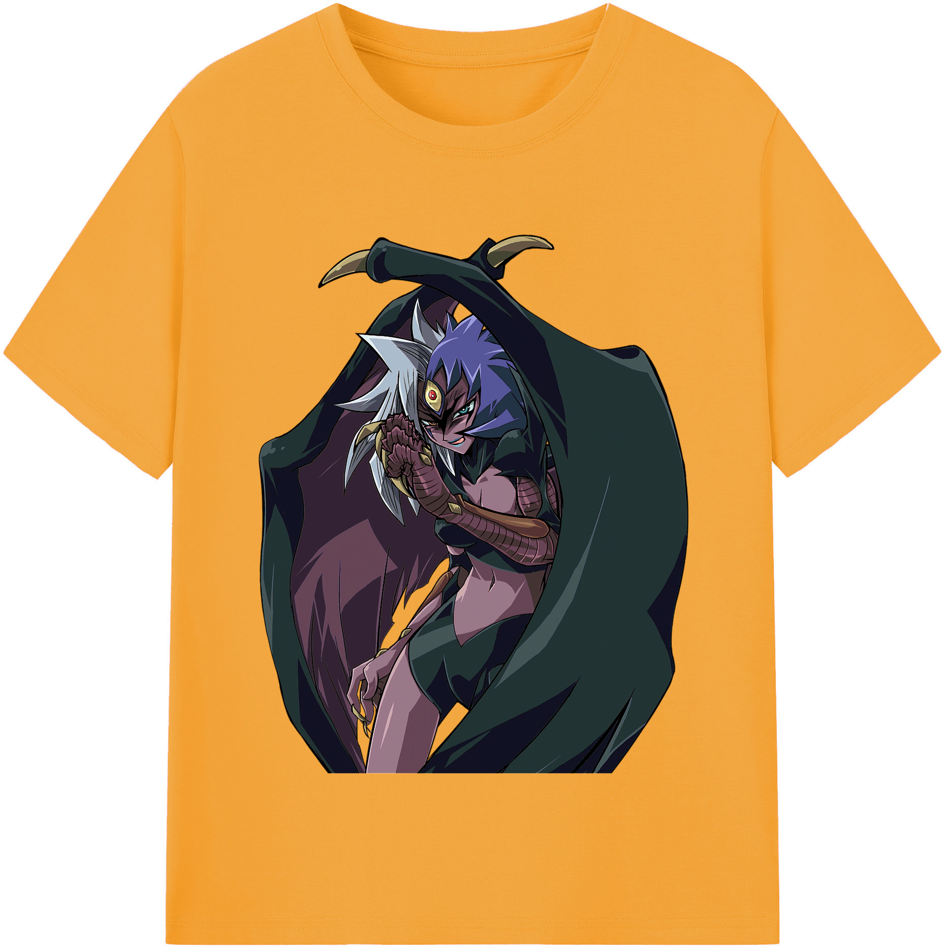 （画像用） 遊☆戯☆王 Yu-Gi-Oh! レディースカジュアルプリントTシャツ（綿100％）