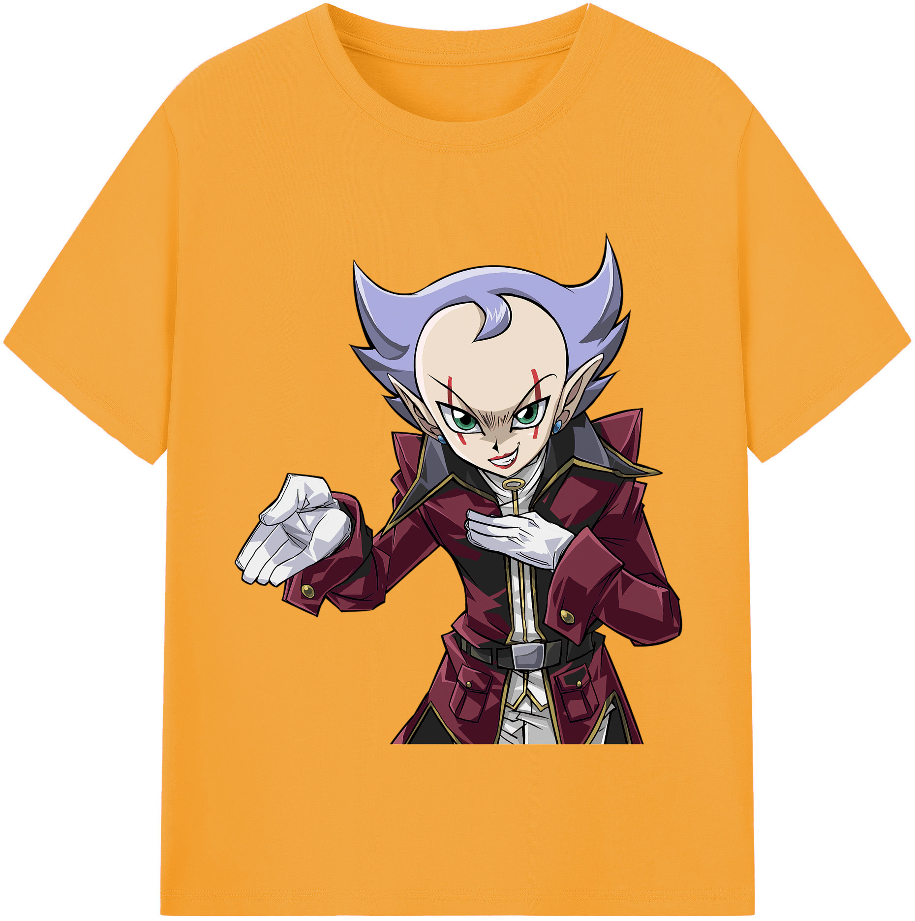 （画像用） 遊☆戯☆王 Yu-Gi-Oh! レディースカジュアルプリントTシャツ（綿100％）