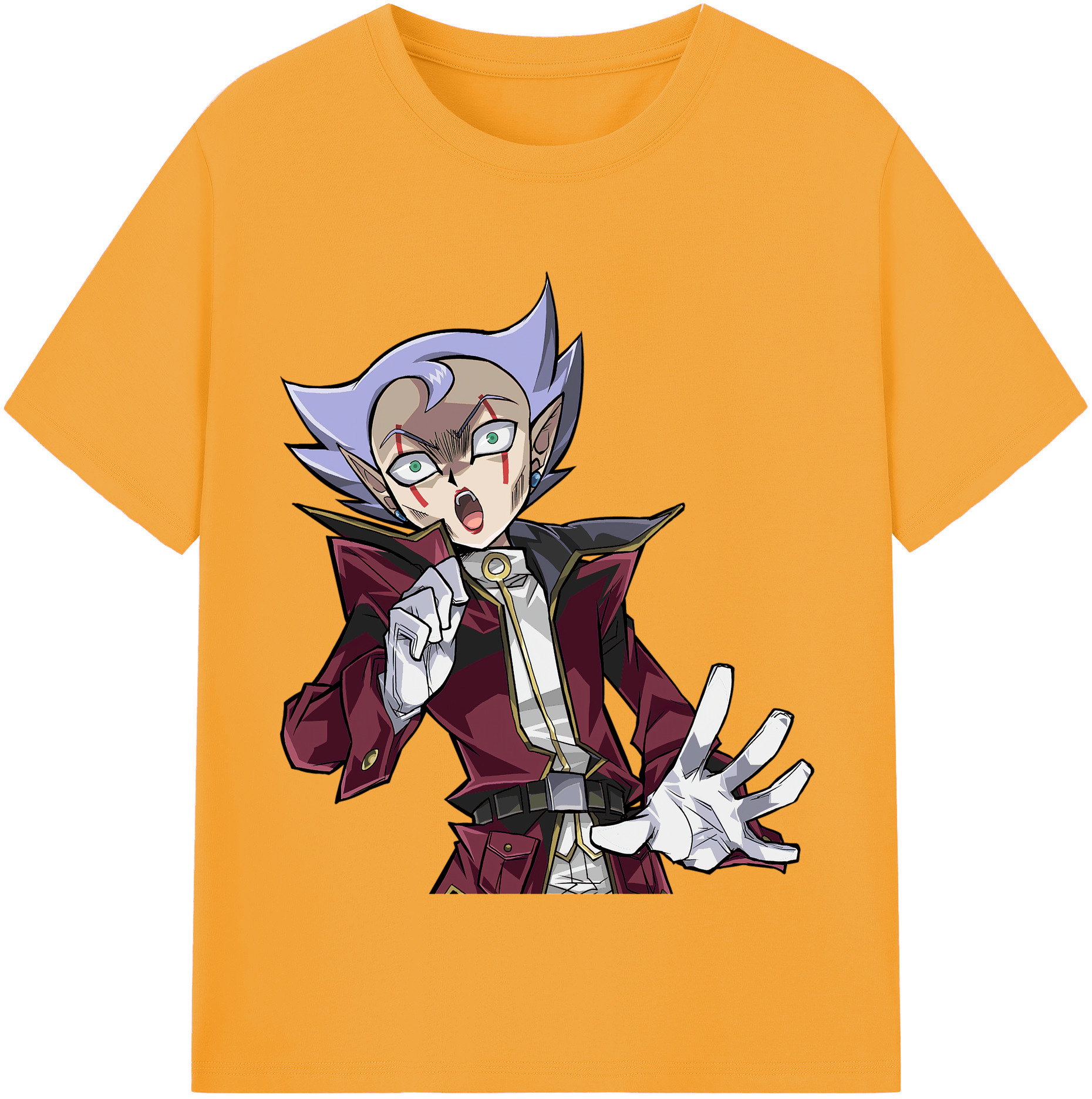 （画像用） 遊☆戯☆王 Yu-Gi-Oh! レディースカジュアルプリントTシャツ（綿100％）