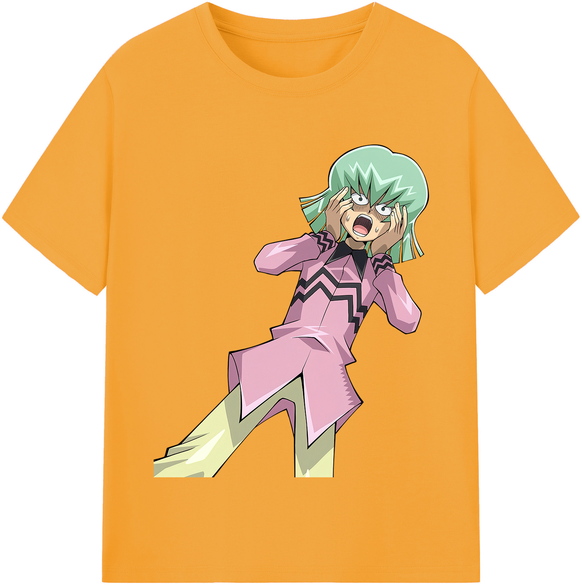 （画像用） 遊☆戯☆王 Yu-Gi-Oh! レディースカジュアルプリントTシャツ（綿100％）