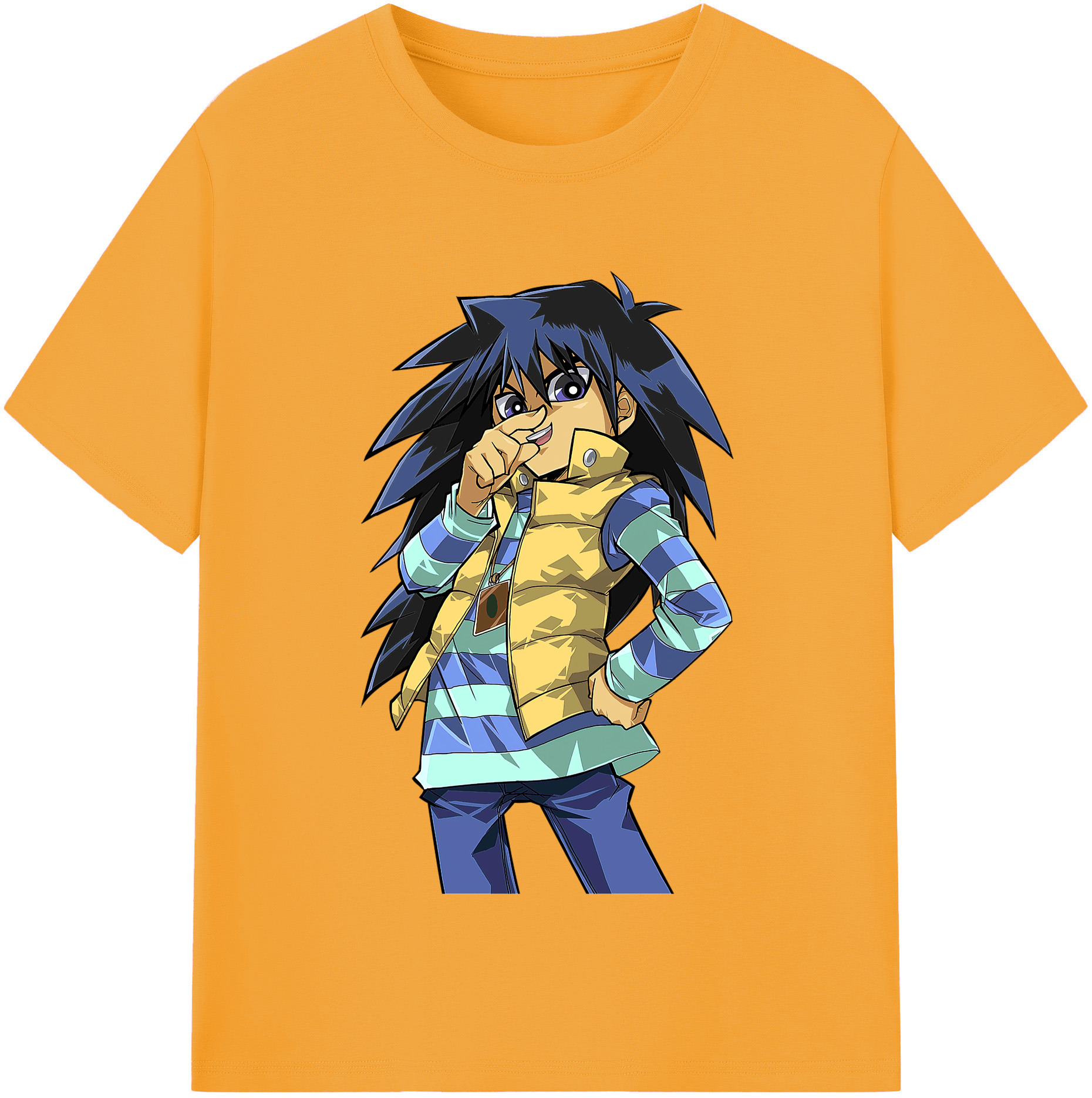 （画像用） 遊☆戯☆王 Yu-Gi-Oh! レディースカジュアルプリントTシャツ（綿100％）
