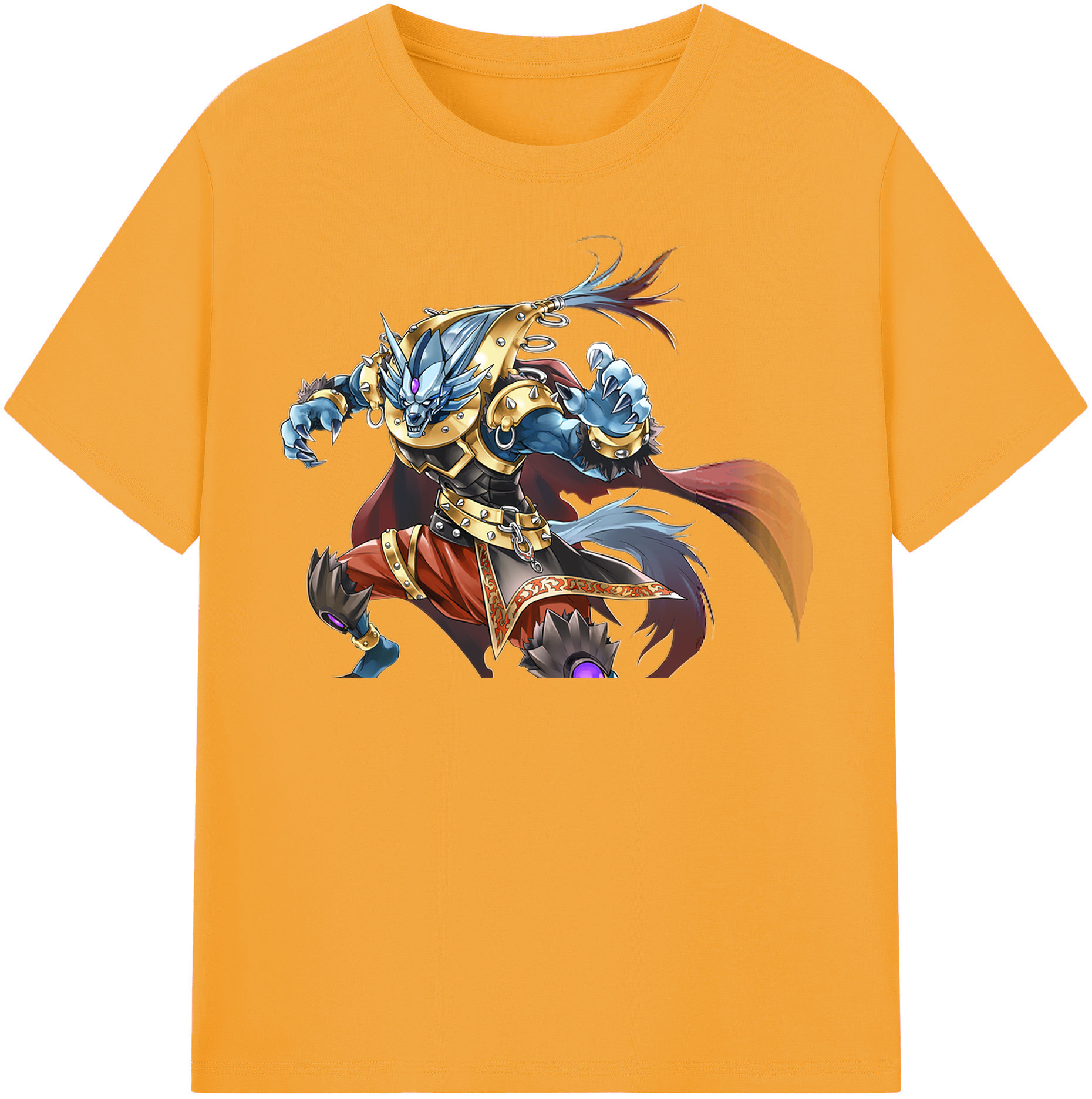 （画像用） 遊☆戯☆王 Yu-Gi-Oh! レディースカジュアルプリントTシャツ（綿100％）