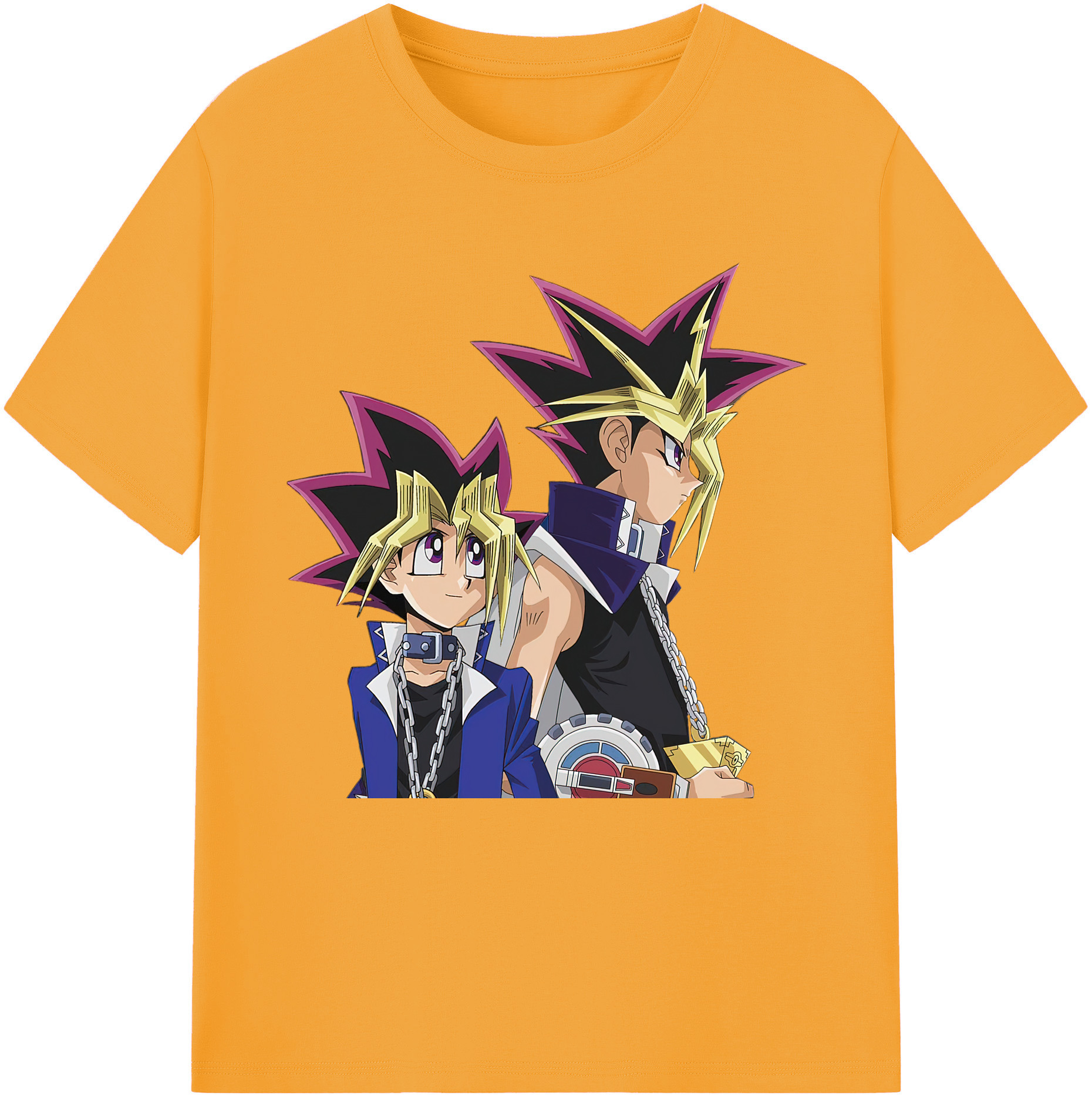 （画像用） 遊☆戯☆王 Yu-Gi-Oh! レディースカジュアルプリントTシャツ（綿100％）
