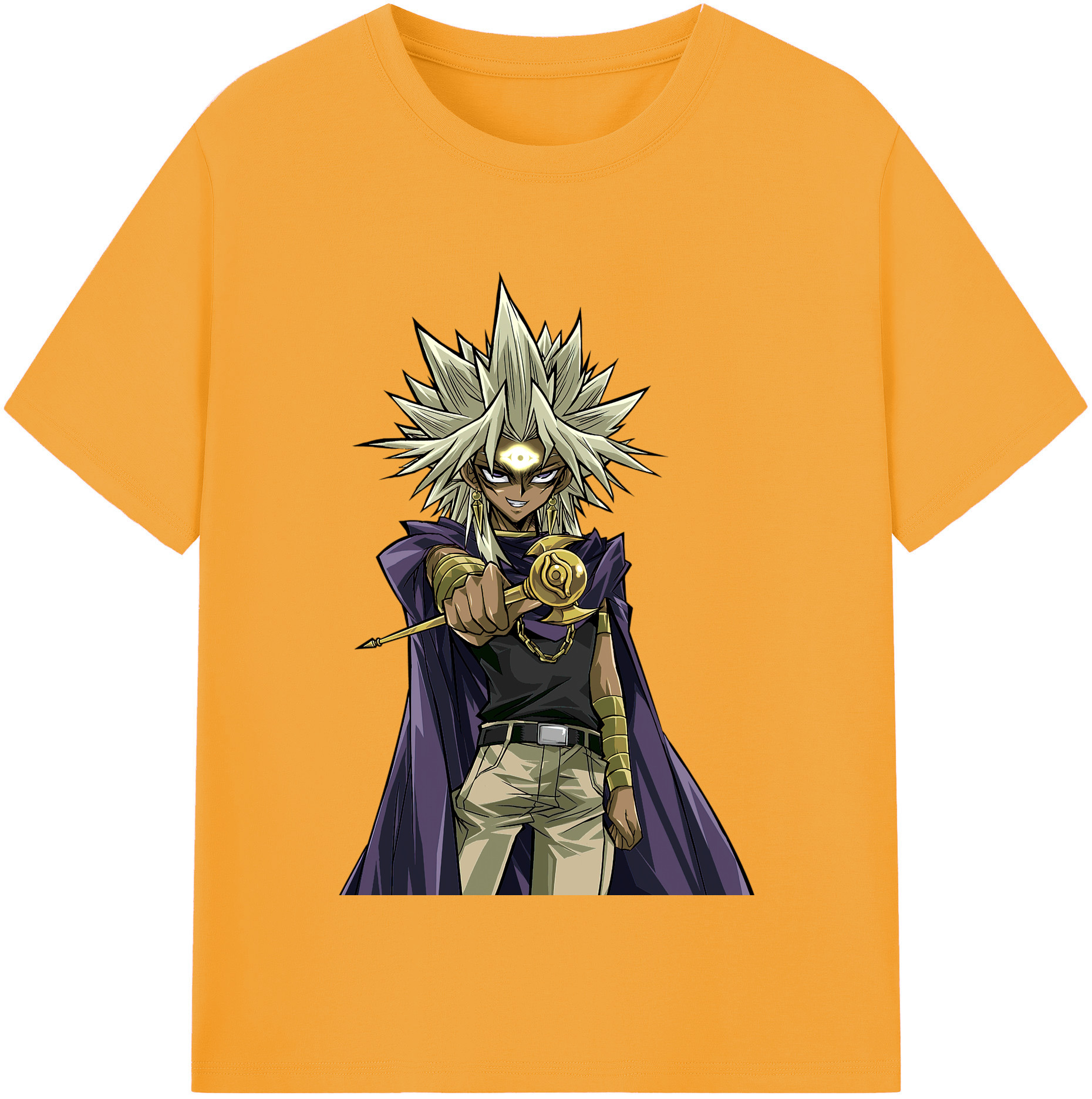 （画像用） 遊☆戯☆王 Yu-Gi-Oh! レディースカジュアルプリントTシャツ（綿100％）
