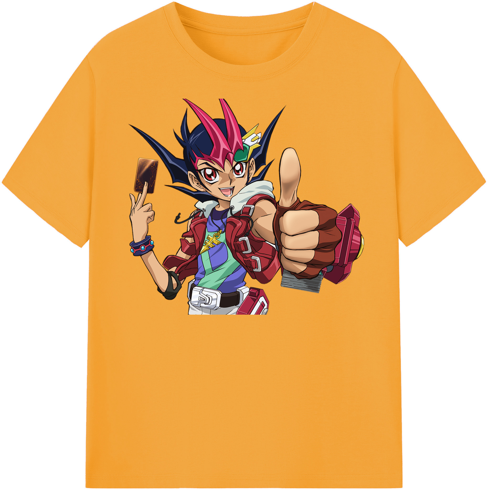 （画像用） 遊☆戯☆王 Yu-Gi-Oh! レディースカジュアルプリントTシャツ（綿100％）