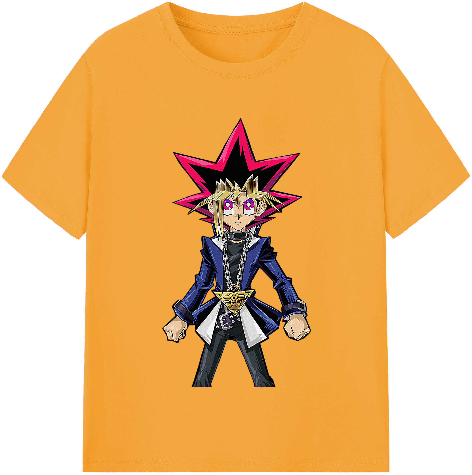 （画像用） 遊☆戯☆王 Yu-Gi-Oh! レディースカジュアルプリントTシャツ（綿100％）