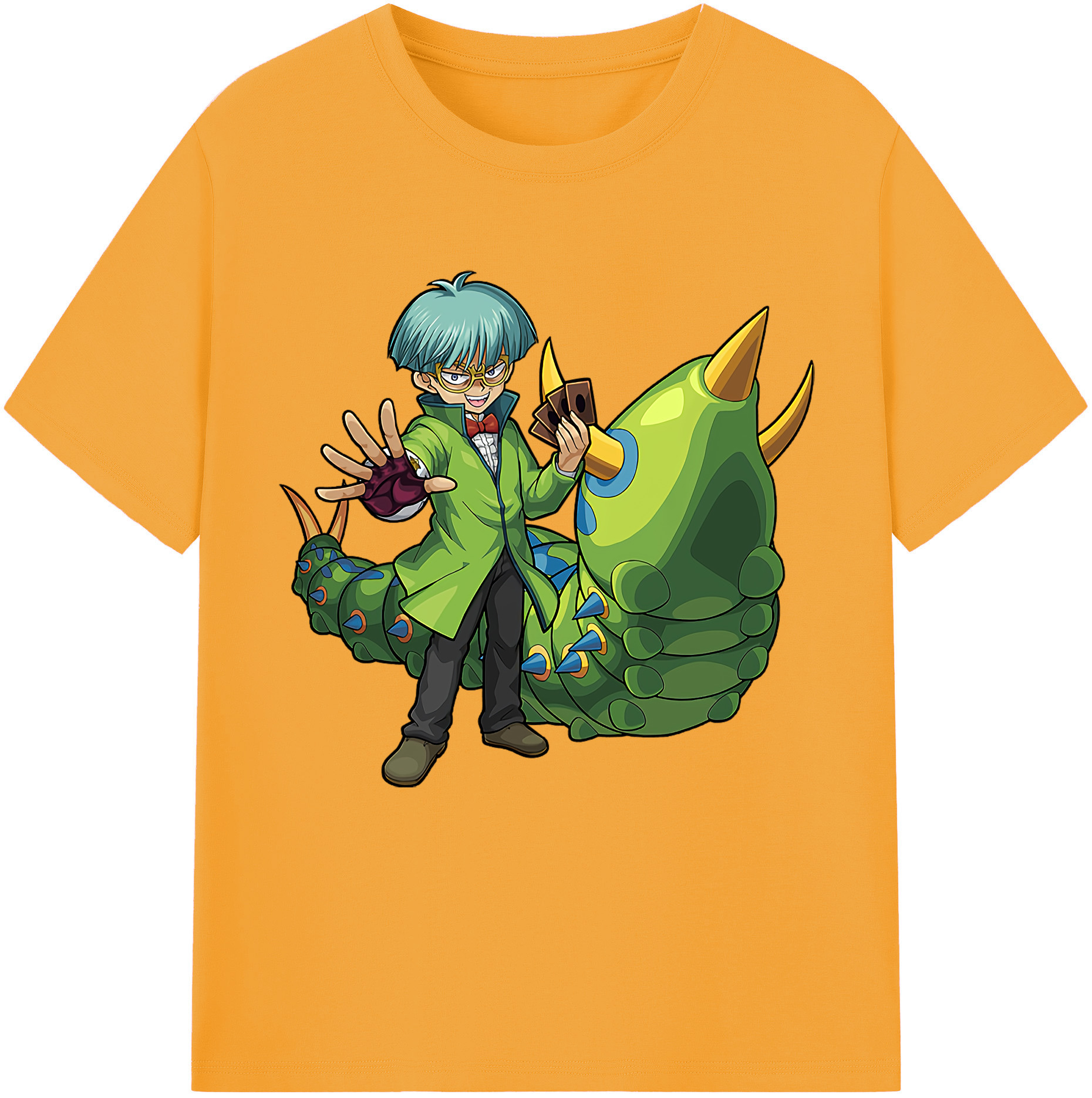 （画像用） 遊☆戯☆王 Yu-Gi-Oh! レディースカジュアルプリントTシャツ（綿100％）