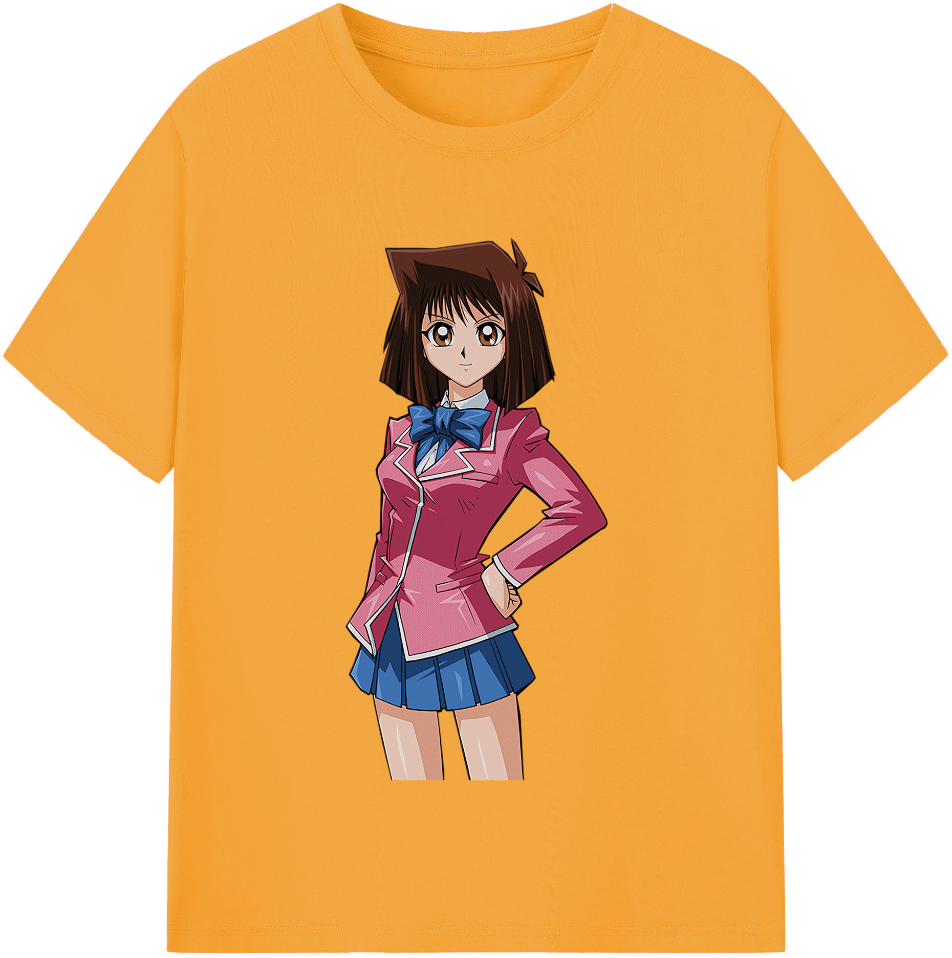 （画像用） 遊☆戯☆王 Yu-Gi-Oh! レディースカジュアルプリントTシャツ（綿100％）