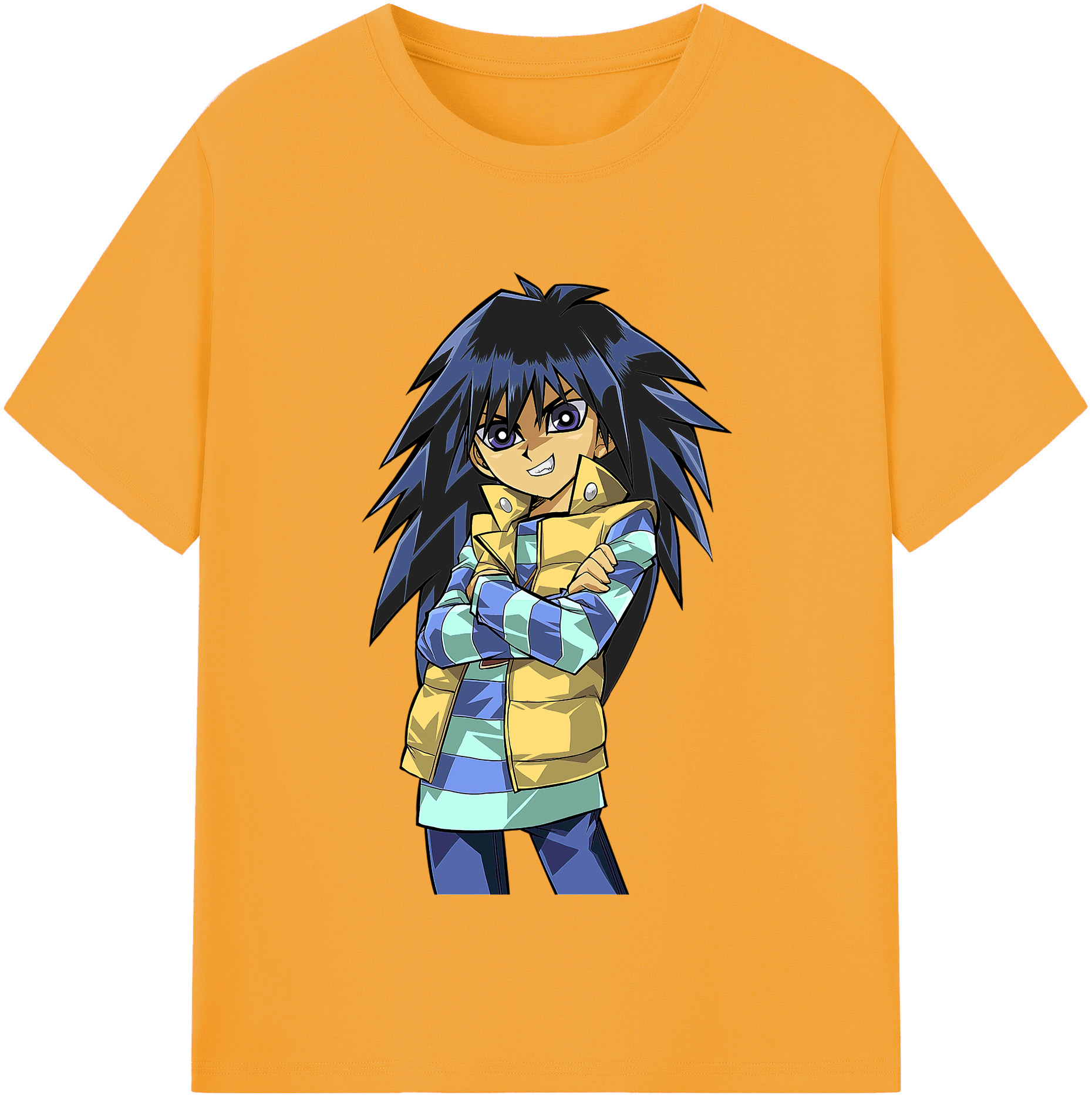 （画像用） 遊☆戯☆王 Yu-Gi-Oh! レディースカジュアルプリントTシャツ（綿100％）