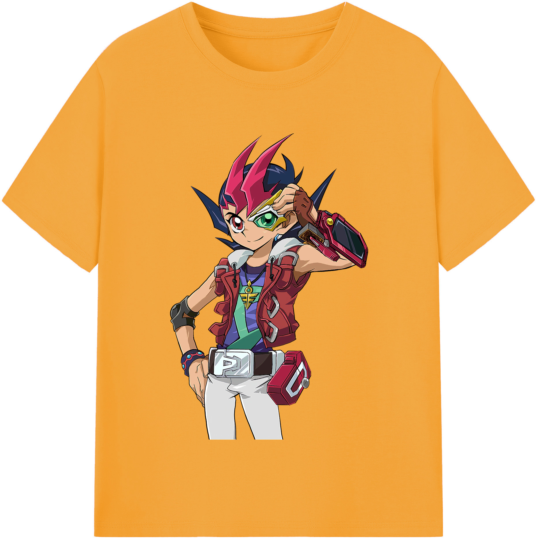 （画像用） 遊☆戯☆王 Yu-Gi-Oh! レディースカジュアルプリントTシャツ（綿100％）