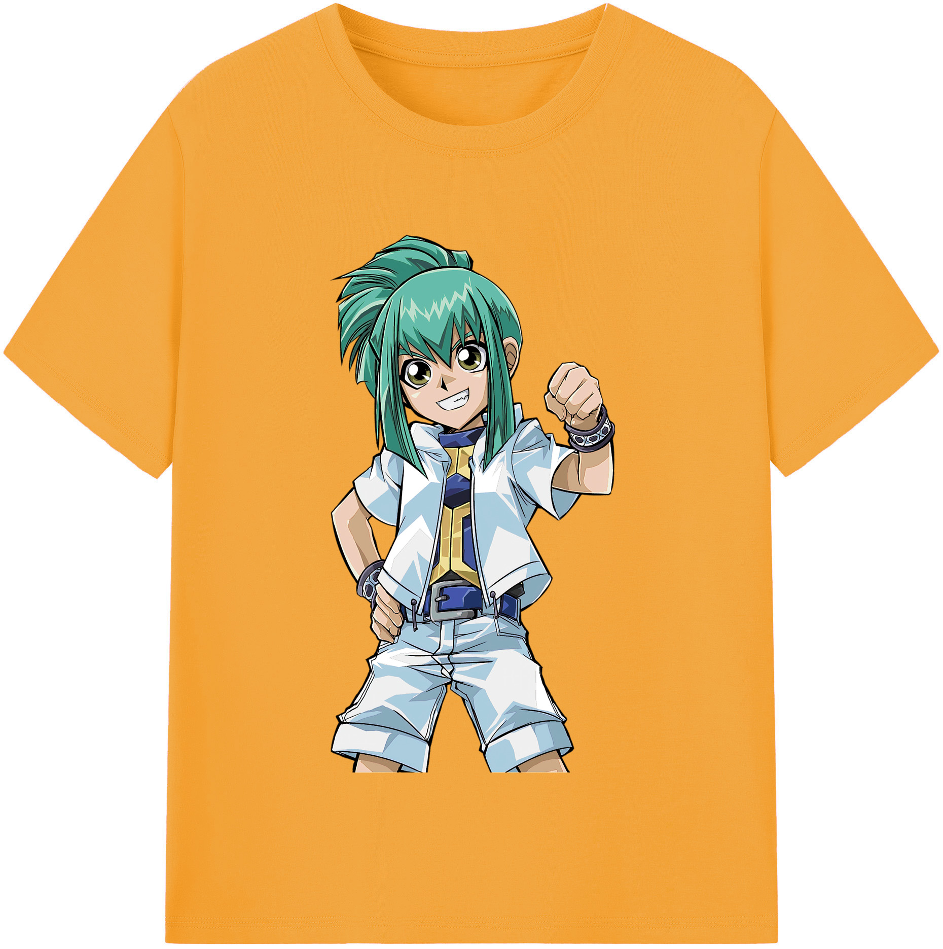 （画像用） 遊☆戯☆王 Yu-Gi-Oh! レディースカジュアルプリントTシャツ（綿100％）