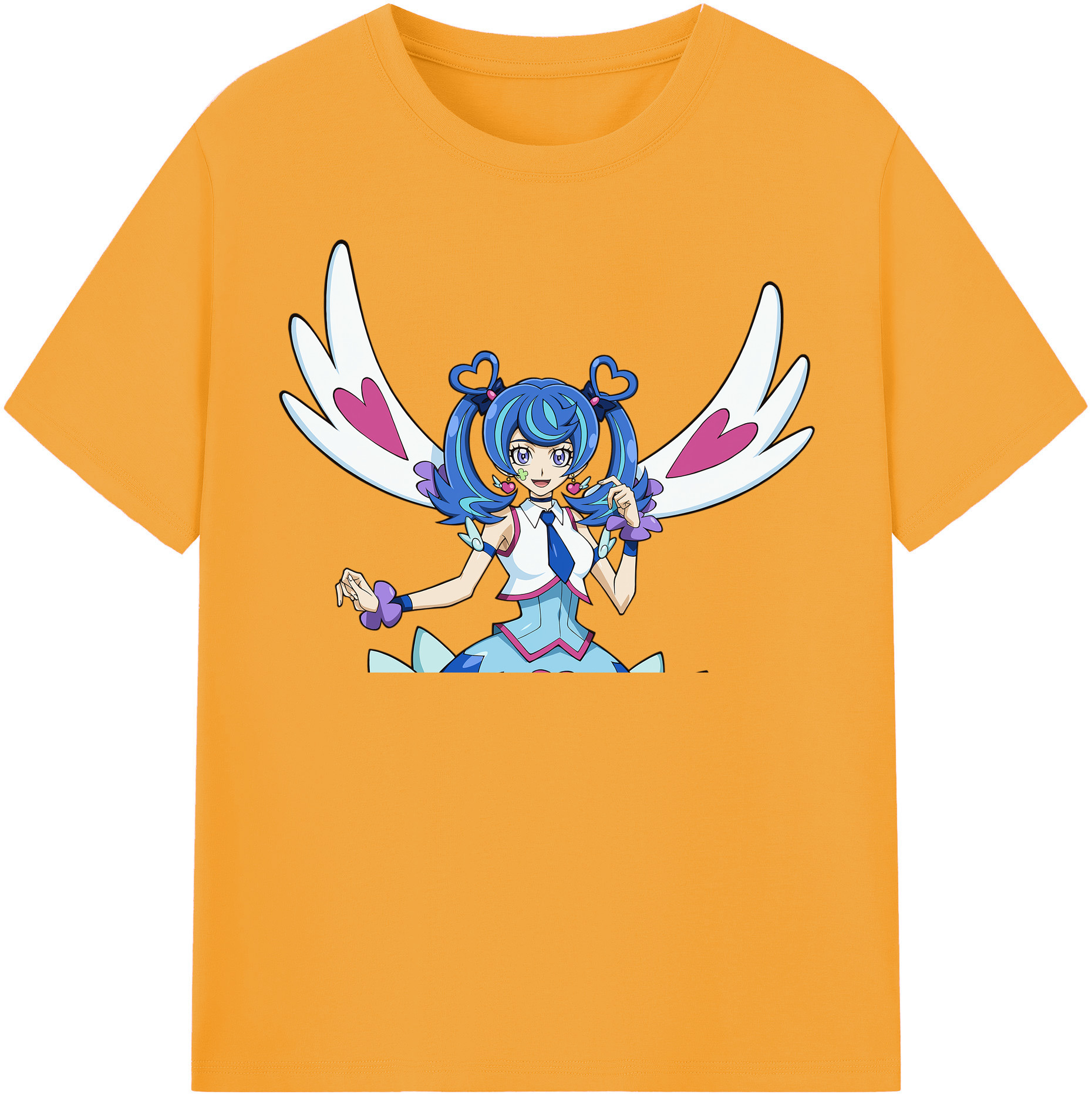 （画像用） 遊☆戯☆王 Yu-Gi-Oh! レディースカジュアルプリントTシャツ（綿100％）