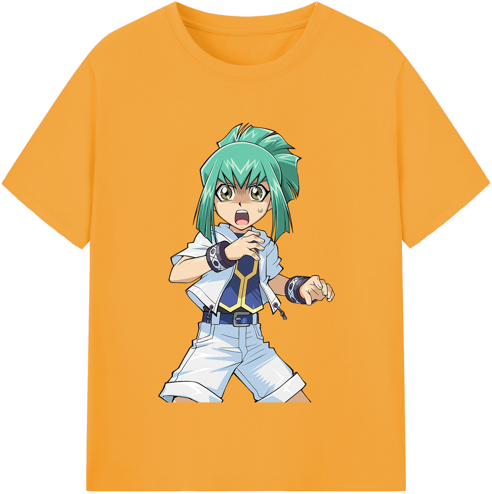 （画像用） 遊☆戯☆王 Yu-Gi-Oh! レディースカジュアルプリントTシャツ（綿100％）
