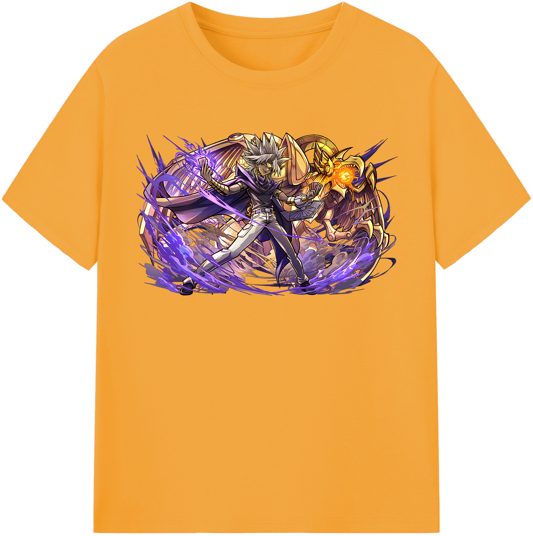 （画像用） 遊☆戯☆王 Yu-Gi-Oh! レディースカジュアルプリントTシャツ（綿100％）