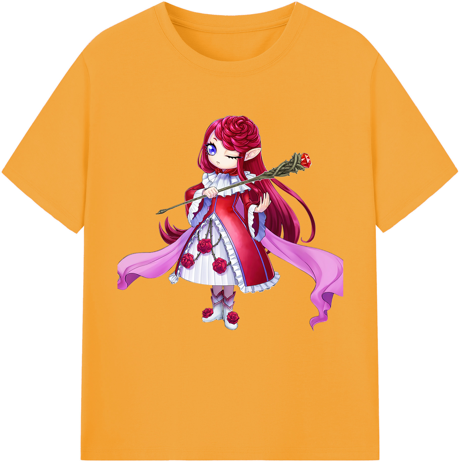 （画像用） 遊☆戯☆王 Yu-Gi-Oh! レディースカジュアルプリントTシャツ（綿100％）
