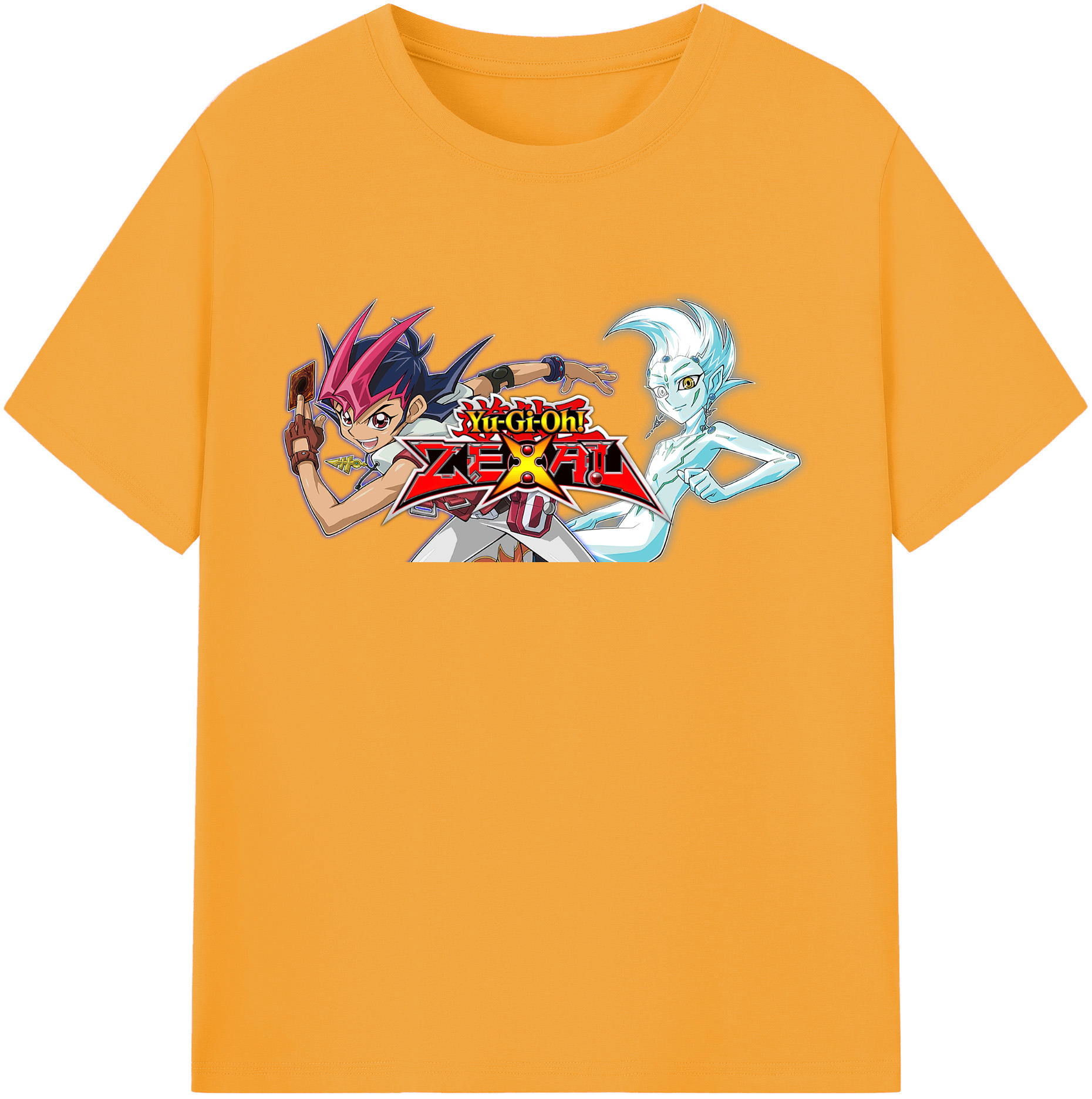 （画像用） 遊☆戯☆王 Yu-Gi-Oh! レディースカジュアルプリントTシャツ（綿100％）