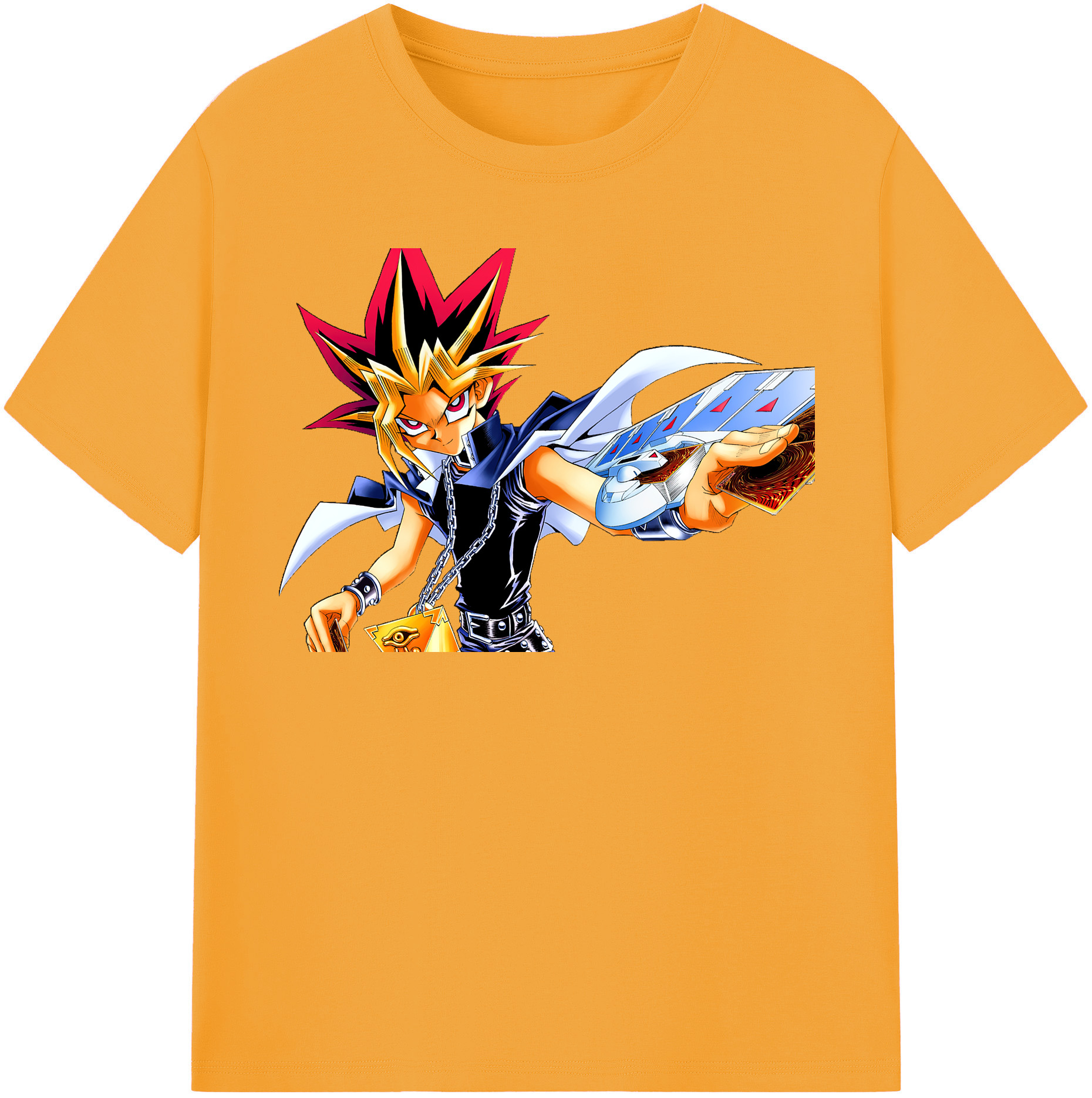 （画像用） 遊☆戯☆王 Yu-Gi-Oh! レディースカジュアルプリントTシャツ（綿100％）