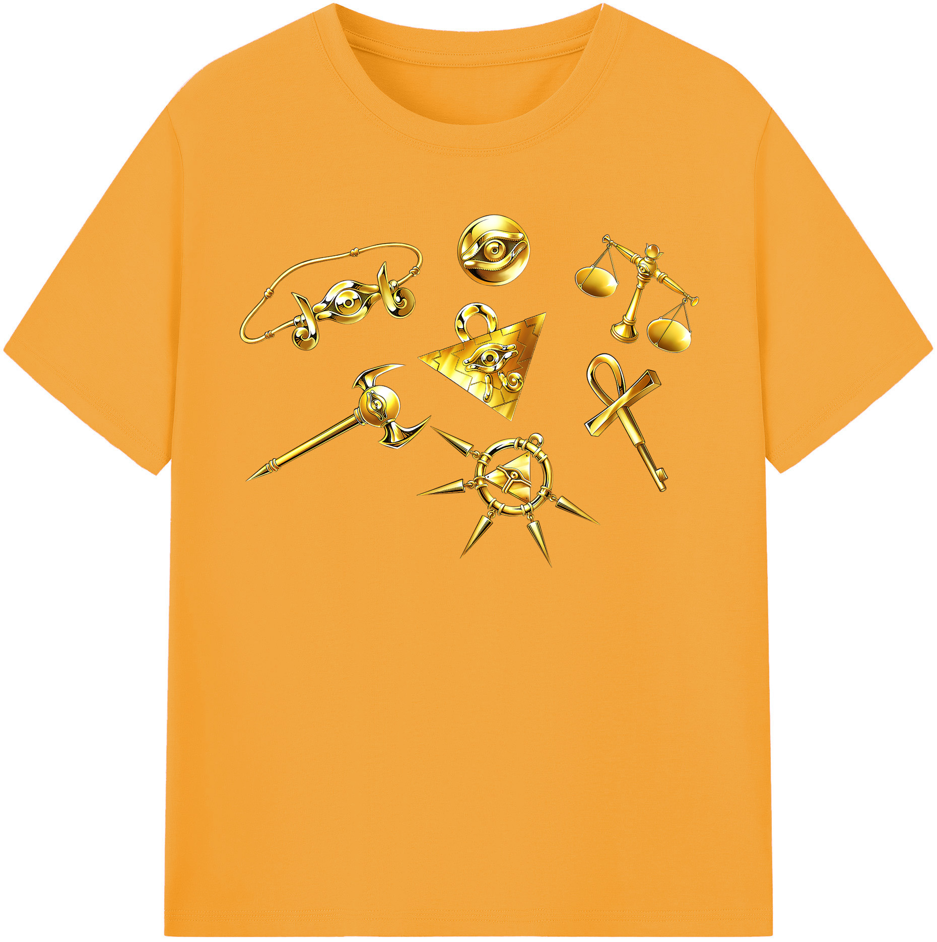 （画像用） 遊☆戯☆王 Yu-Gi-Oh! レディースカジュアルプリントTシャツ（綿100％）