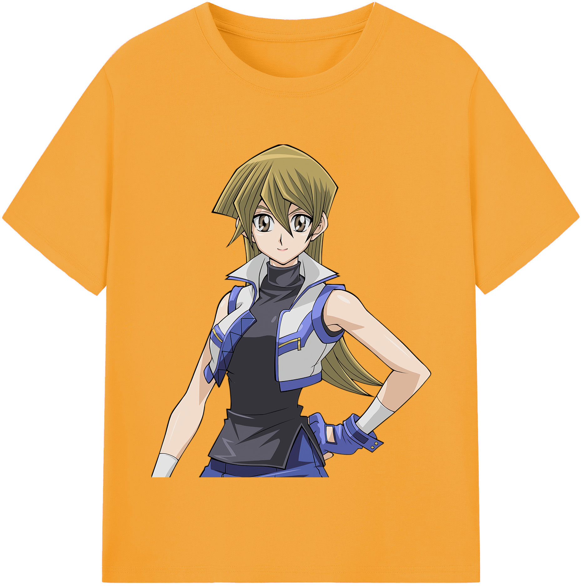 （画像用） 遊☆戯☆王 Yu-Gi-Oh! レディースカジュアルプリントTシャツ（綿100％）