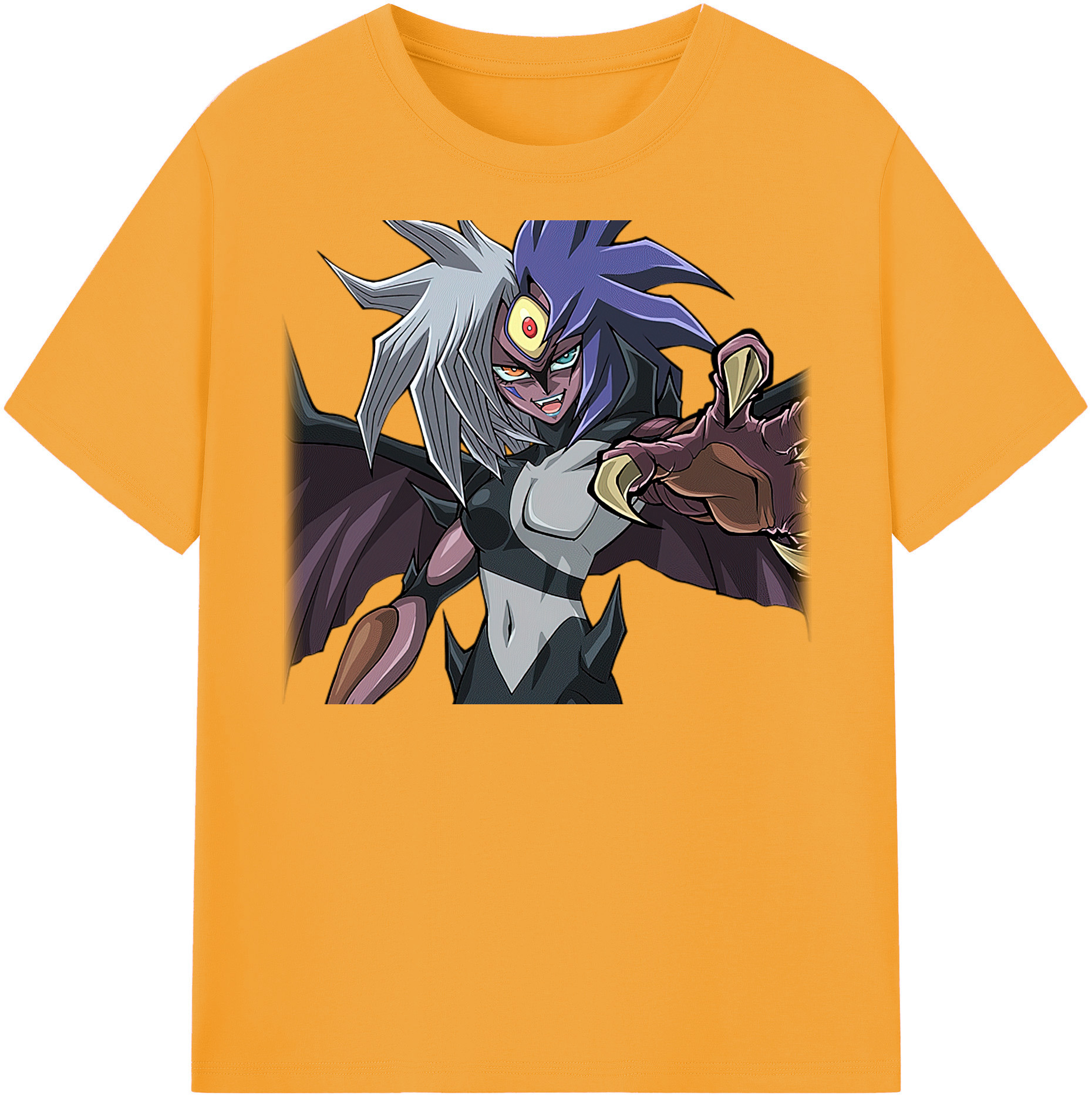 （画像用） 遊☆戯☆王 Yu-Gi-Oh! レディースカジュアルプリントTシャツ（綿100％）
