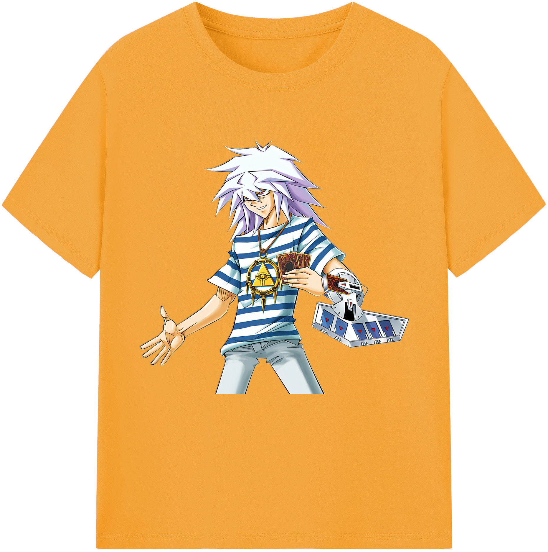 （画像用） 遊☆戯☆王 Yu-Gi-Oh! レディースカジュアルプリントTシャツ（綿100％）