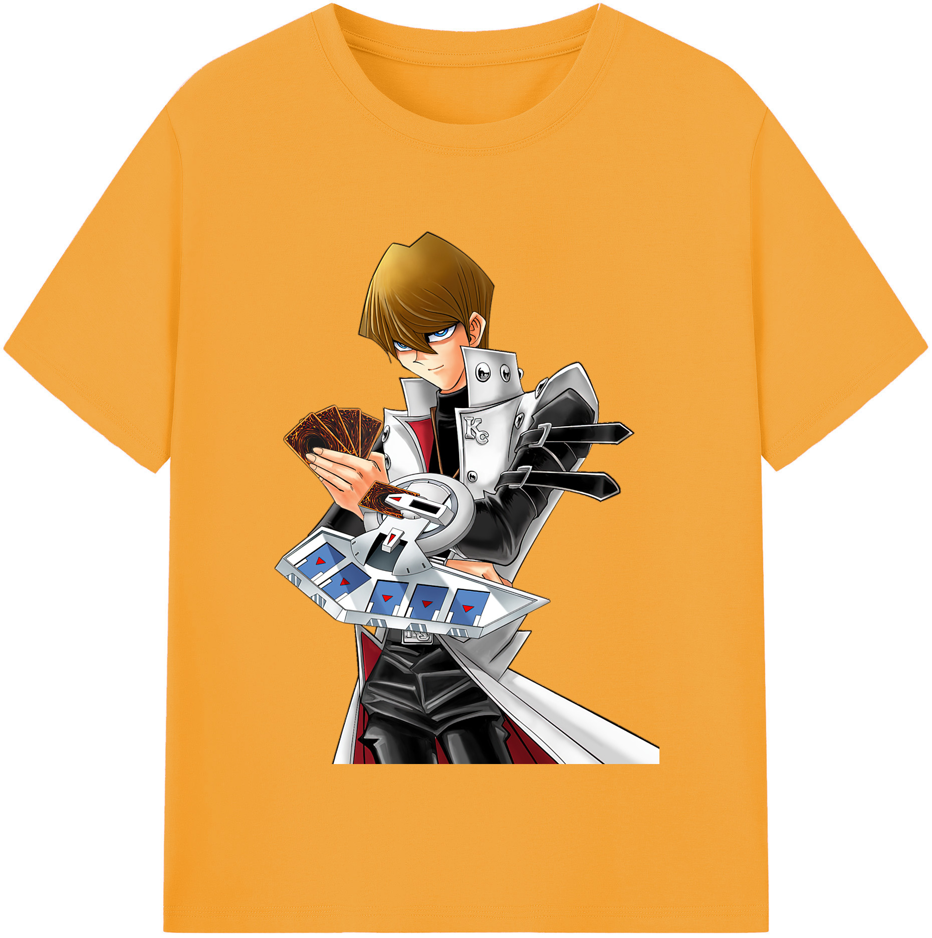 （画像用） 遊☆戯☆王 Yu-Gi-Oh! レディースカジュアルプリントTシャツ（綿100％）