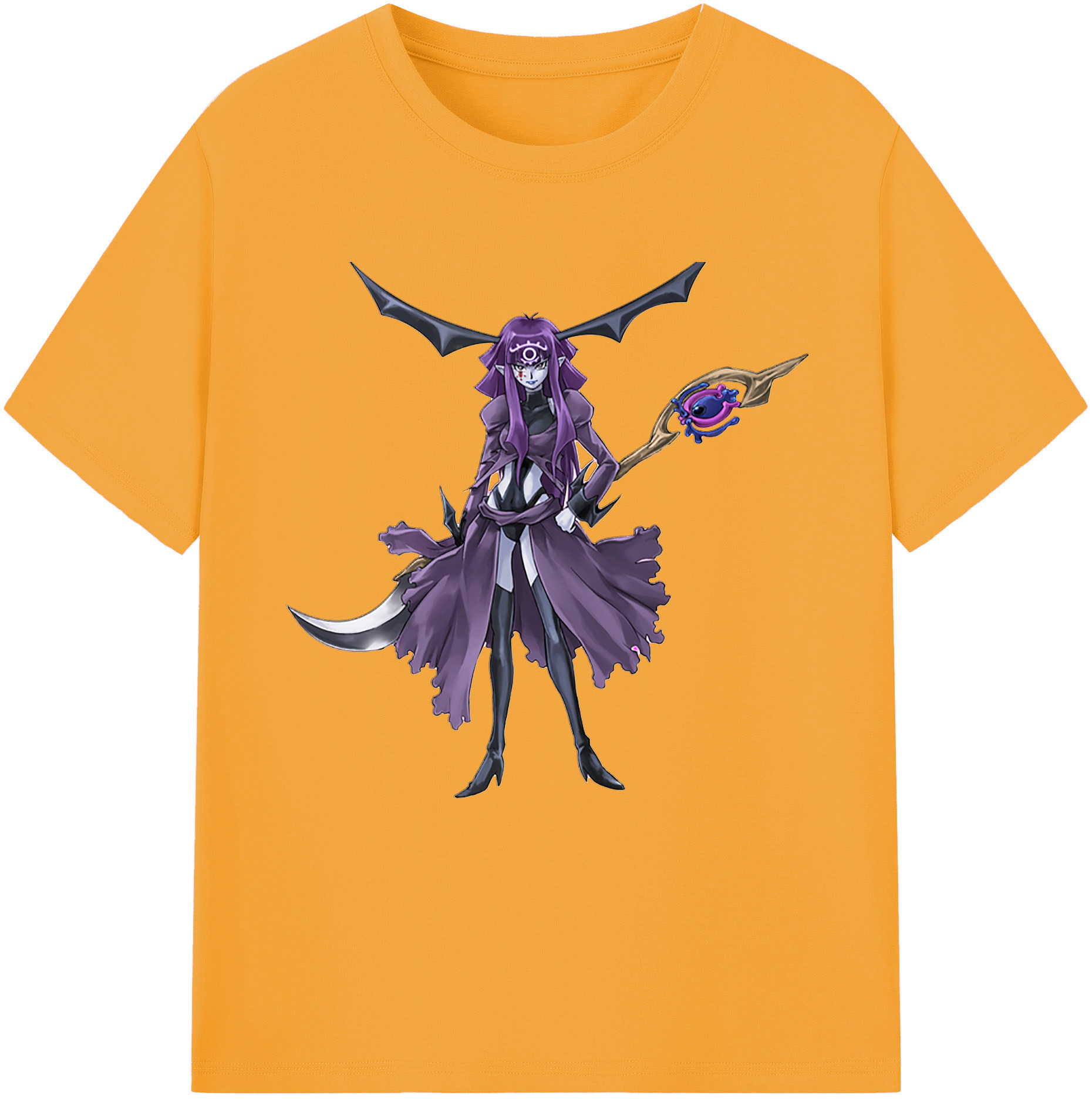 （画像用） 遊☆戯☆王 Yu-Gi-Oh! レディースカジュアルプリントTシャツ（綿100％）