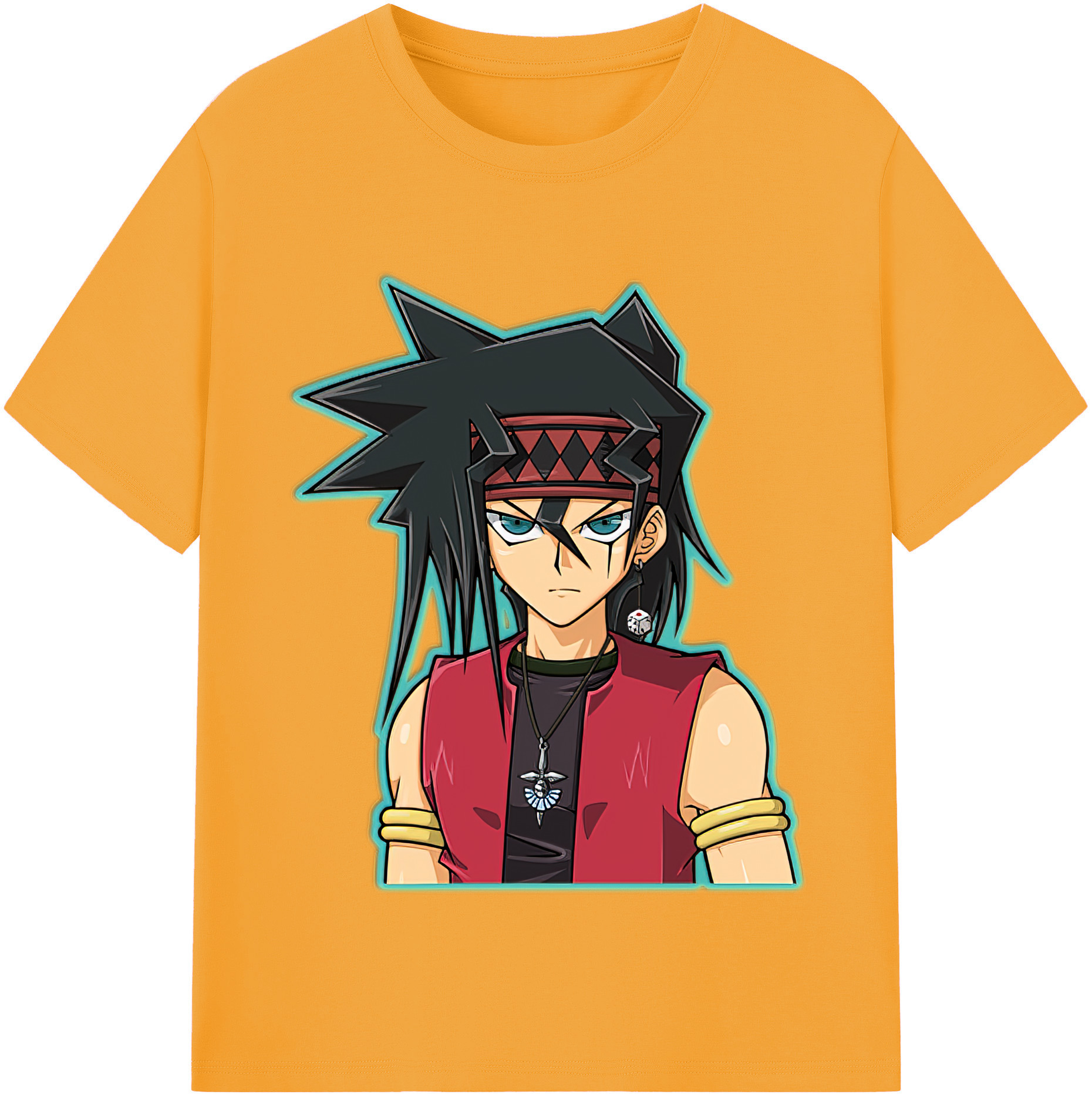 （画像用） 遊☆戯☆王 Yu-Gi-Oh! レディースカジュアルプリントTシャツ（綿100％）