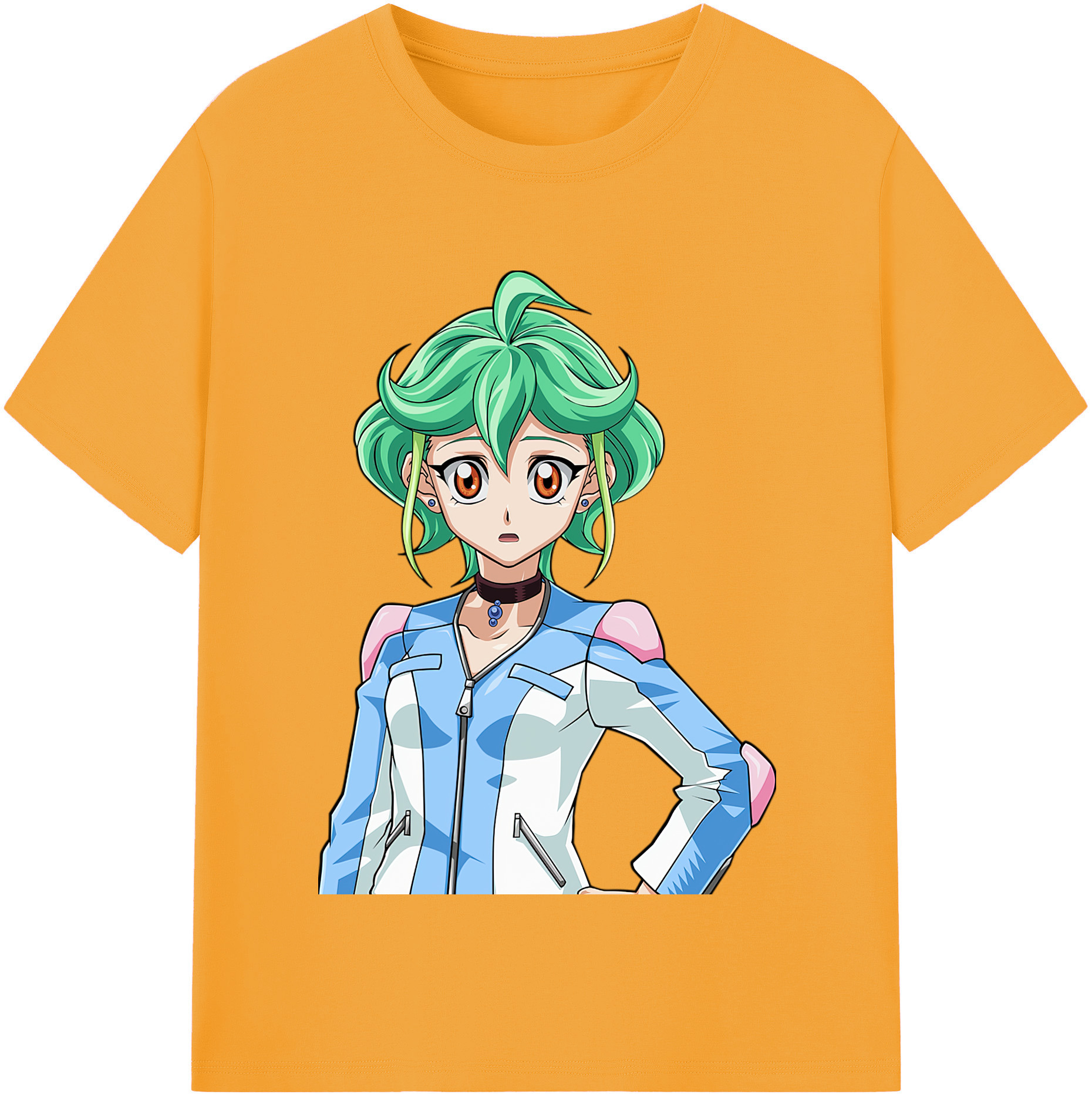 （画像用） 遊☆戯☆王 Yu-Gi-Oh! レディースカジュアルプリントTシャツ（綿100％）
