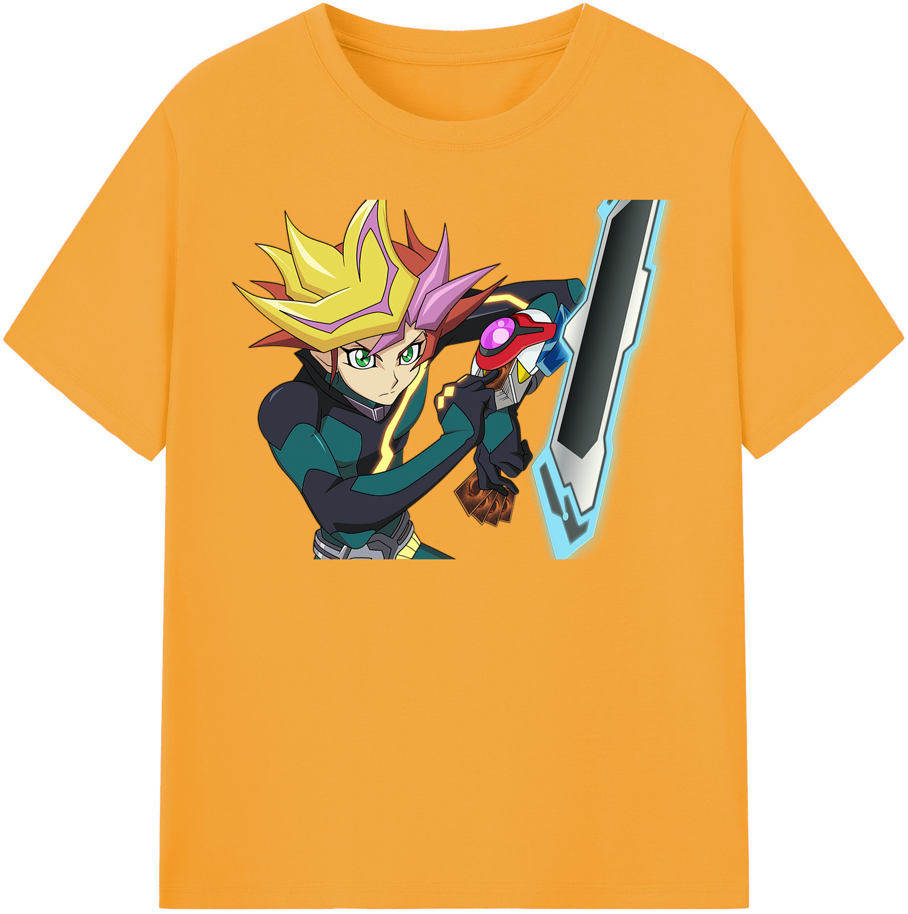 （画像用） 遊☆戯☆王 Yu-Gi-Oh! レディースカジュアルプリントTシャツ（綿100％）