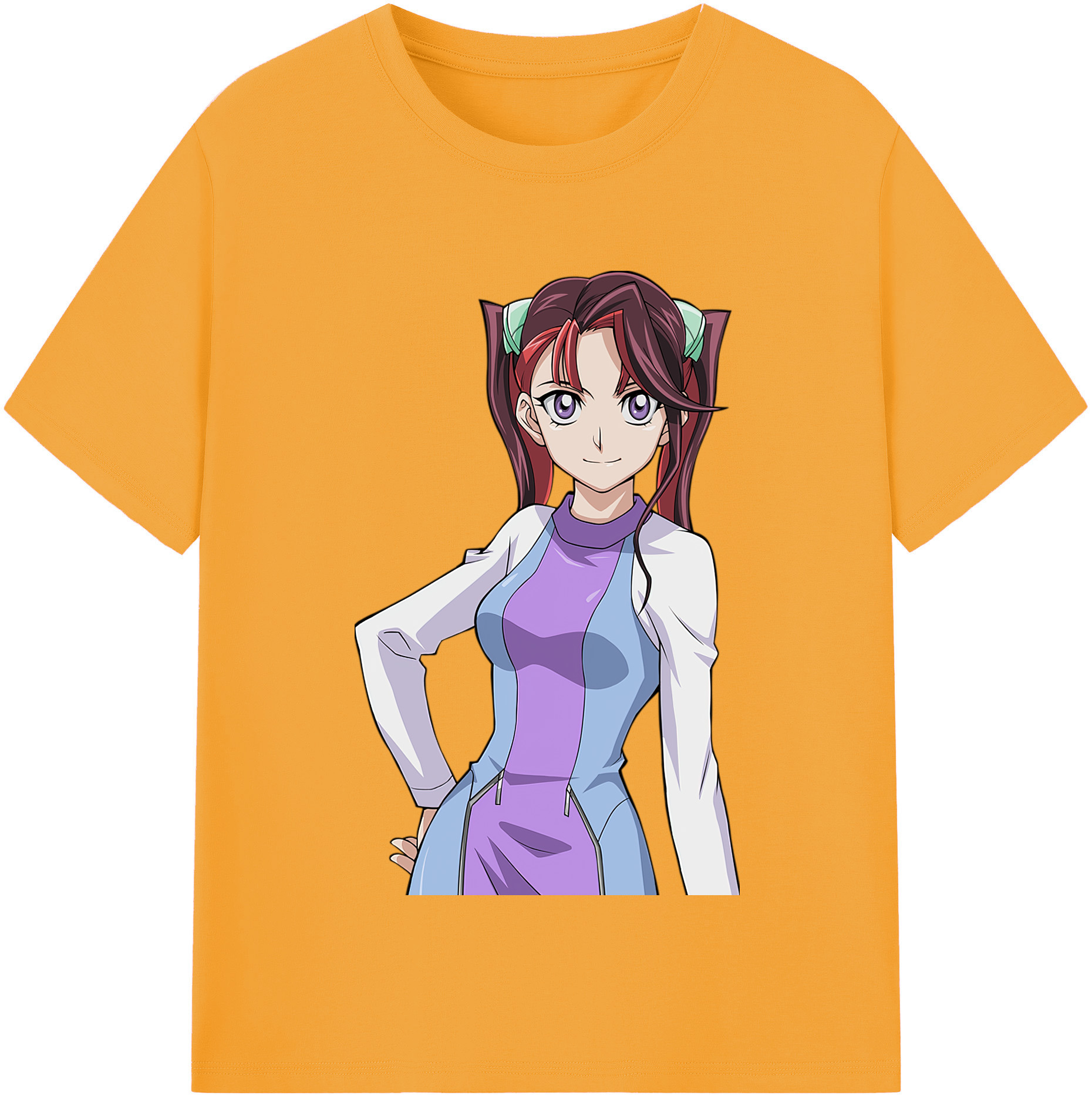 （画像用） 遊☆戯☆王 Yu-Gi-Oh! レディースカジュアルプリントTシャツ（綿100％）