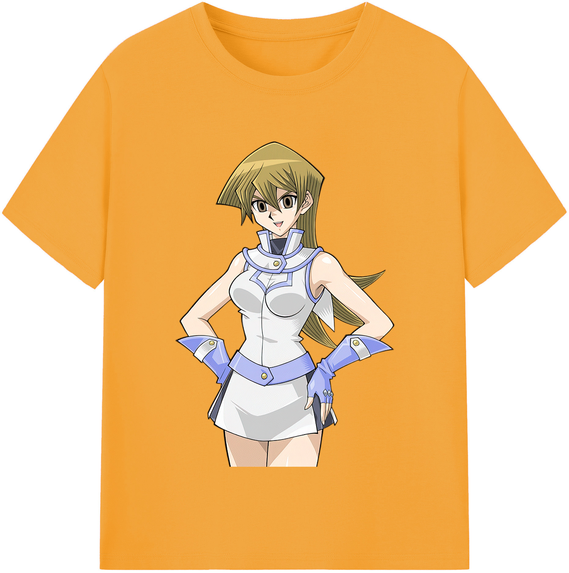 （画像用） 遊☆戯☆王 Yu-Gi-Oh! レディースカジュアルプリントTシャツ（綿100％）