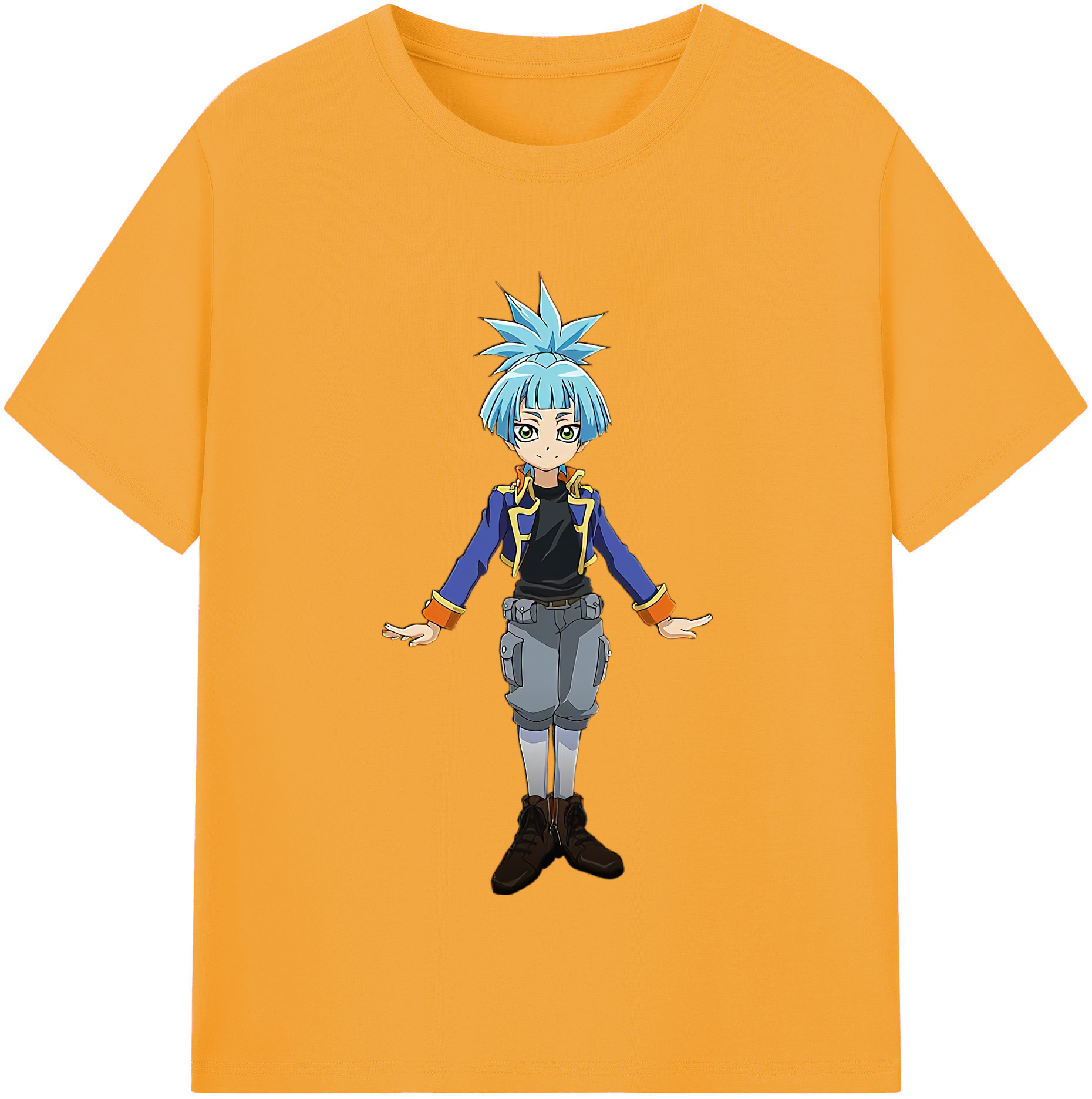 （画像用） 遊☆戯☆王 Yu-Gi-Oh! レディースカジュアルプリントTシャツ（綿100％）