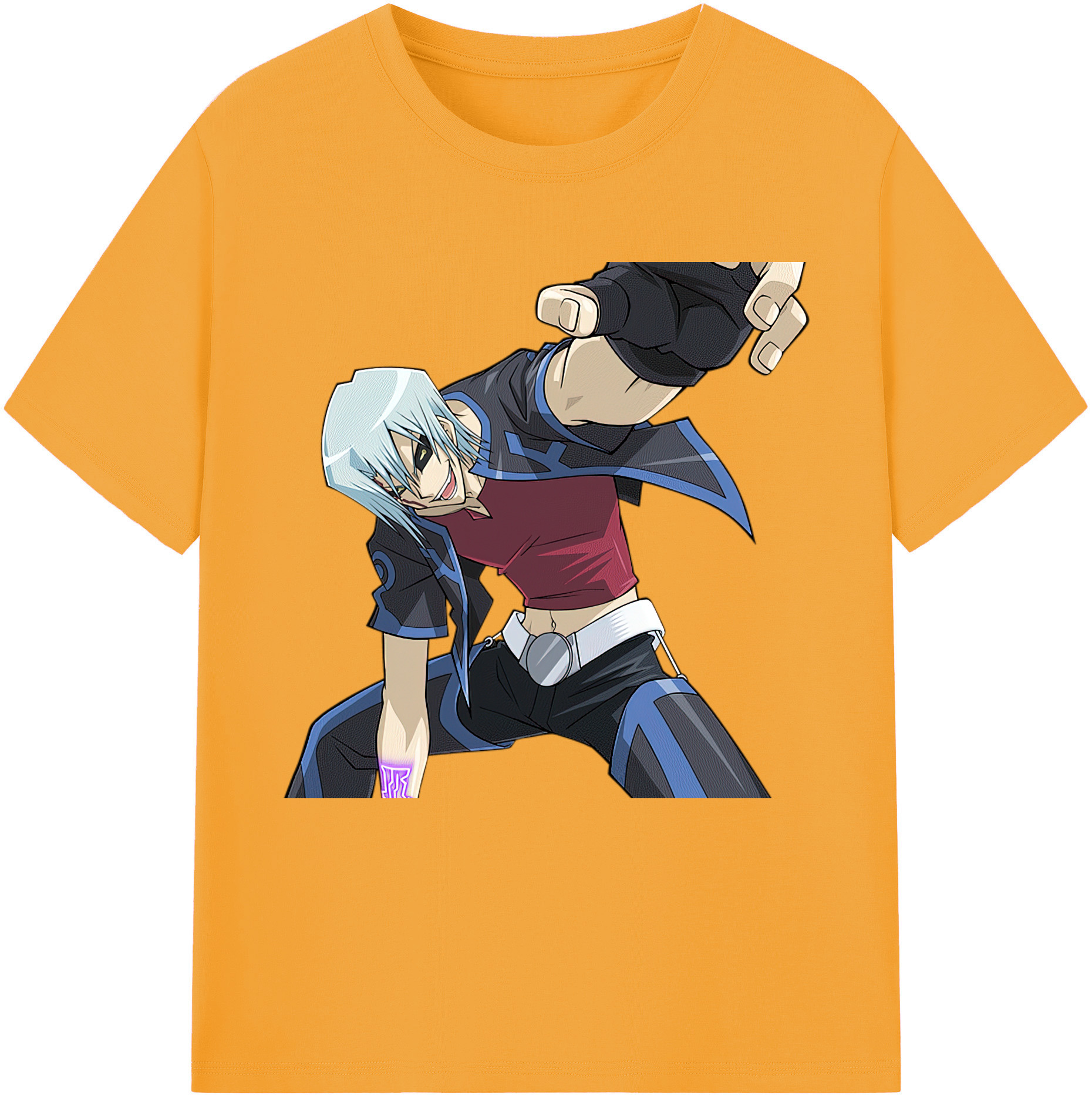 （画像用） 遊☆戯☆王 Yu-Gi-Oh! レディースカジュアルプリントTシャツ（綿100％）