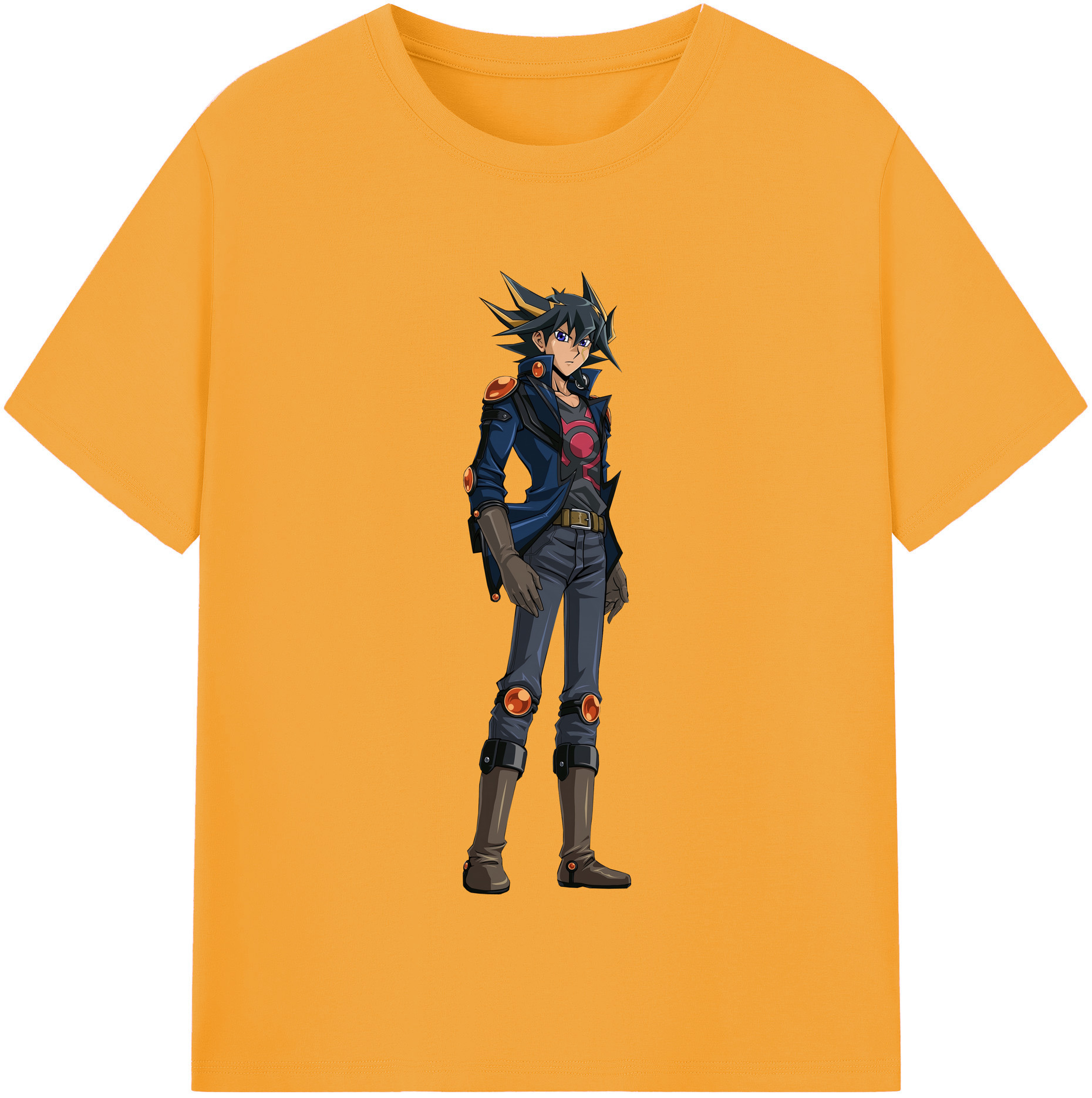 （画像用） 遊☆戯☆王 Yu-Gi-Oh! レディースカジュアルプリントTシャツ（綿100％）