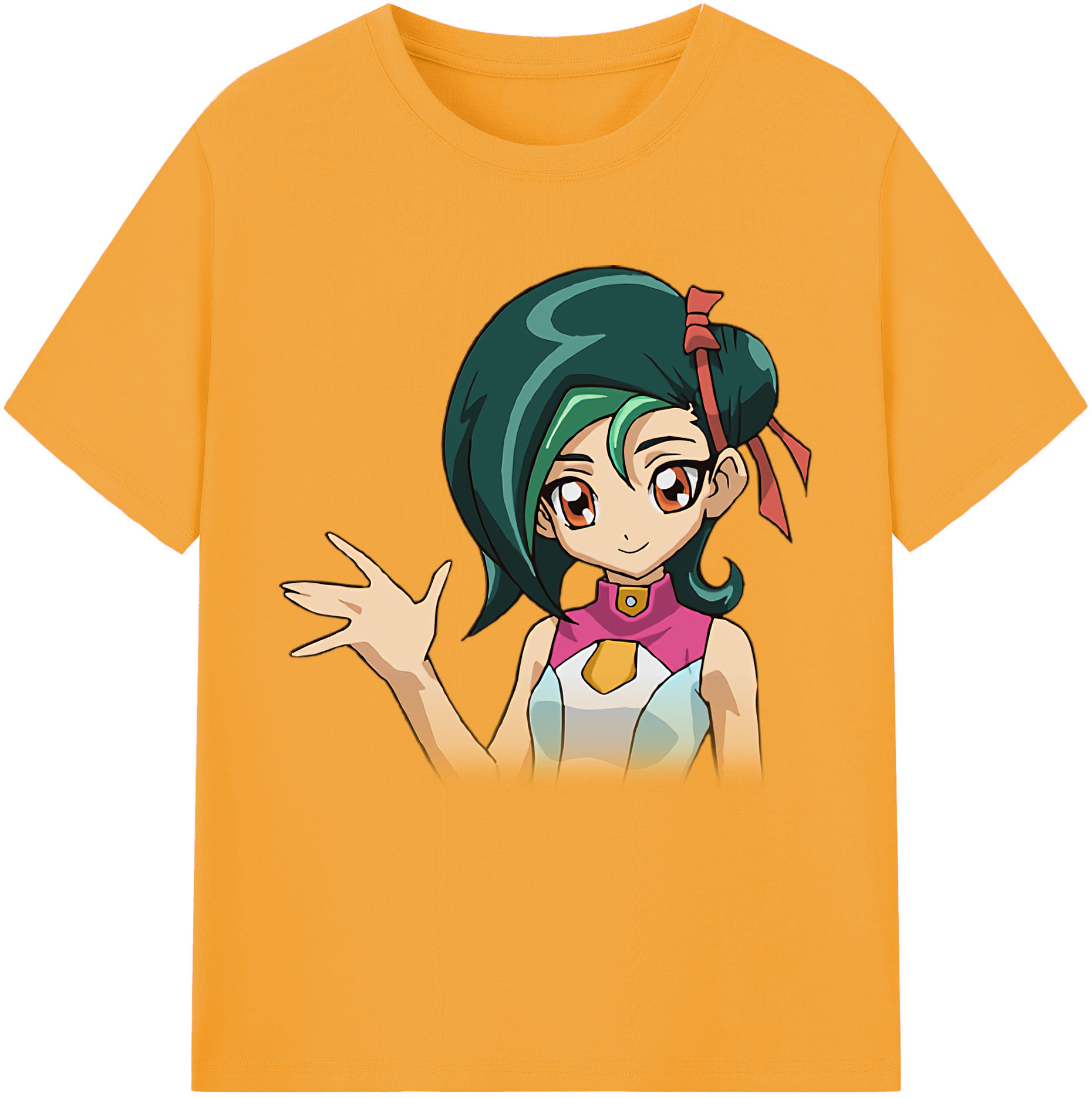 （画像用） 遊☆戯☆王 Yu-Gi-Oh! レディースカジュアルプリントTシャツ（綿100％）