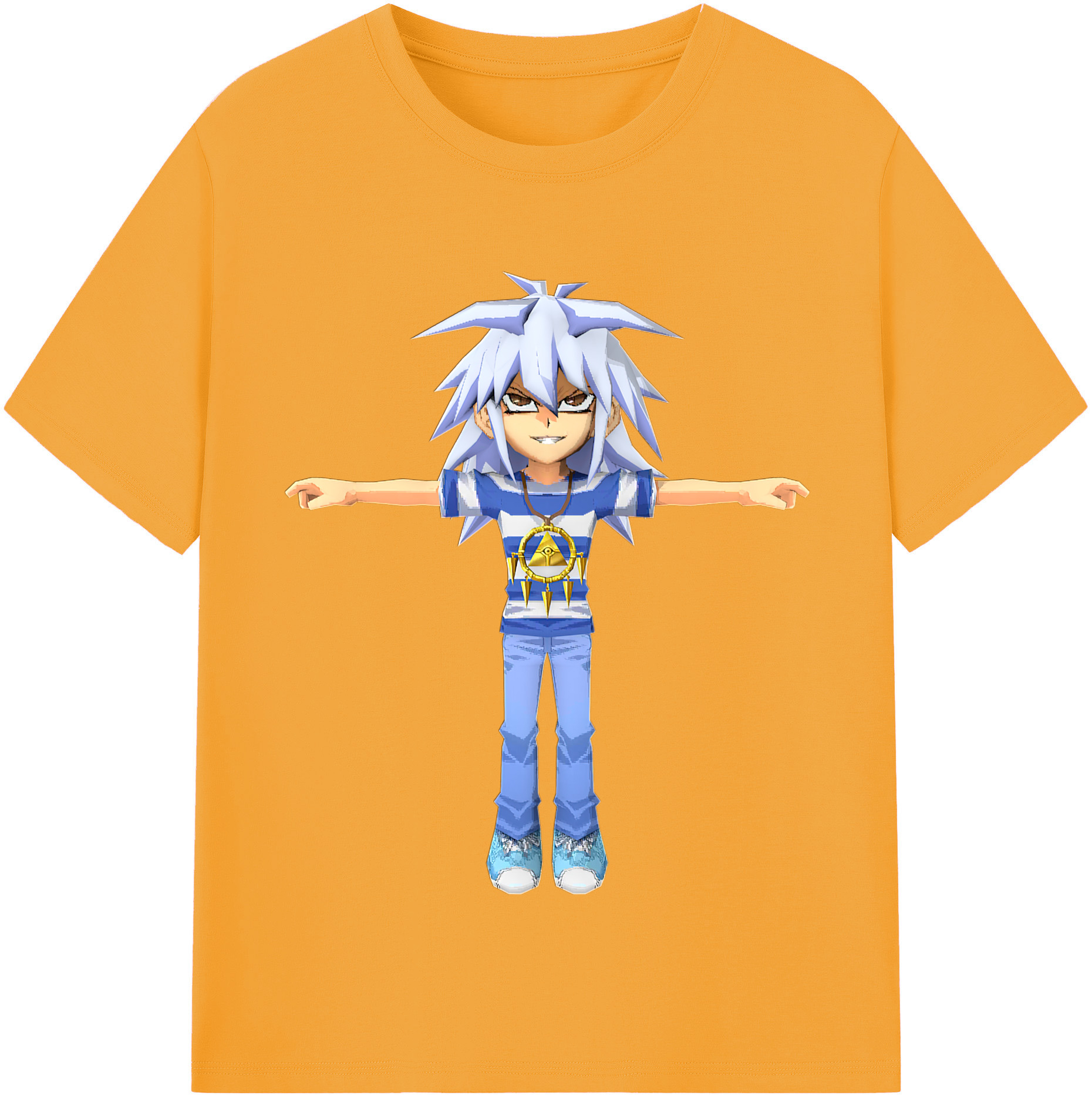 （画像用） 遊☆戯☆王 Yu-Gi-Oh! レディースカジュアルプリントTシャツ（綿100％）