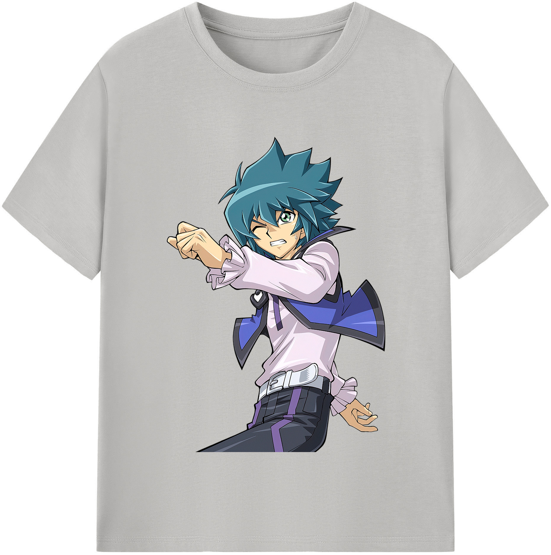 （画像用） 遊☆戯☆王 Yu-Gi-Oh! レディースカジュアルプリントTシャツ（綿100％）