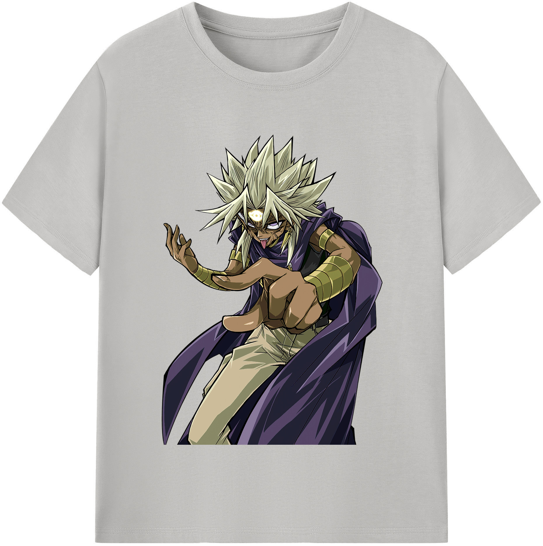 （画像用） 遊☆戯☆王 Yu-Gi-Oh! レディースカジュアルプリントTシャツ（綿100％）