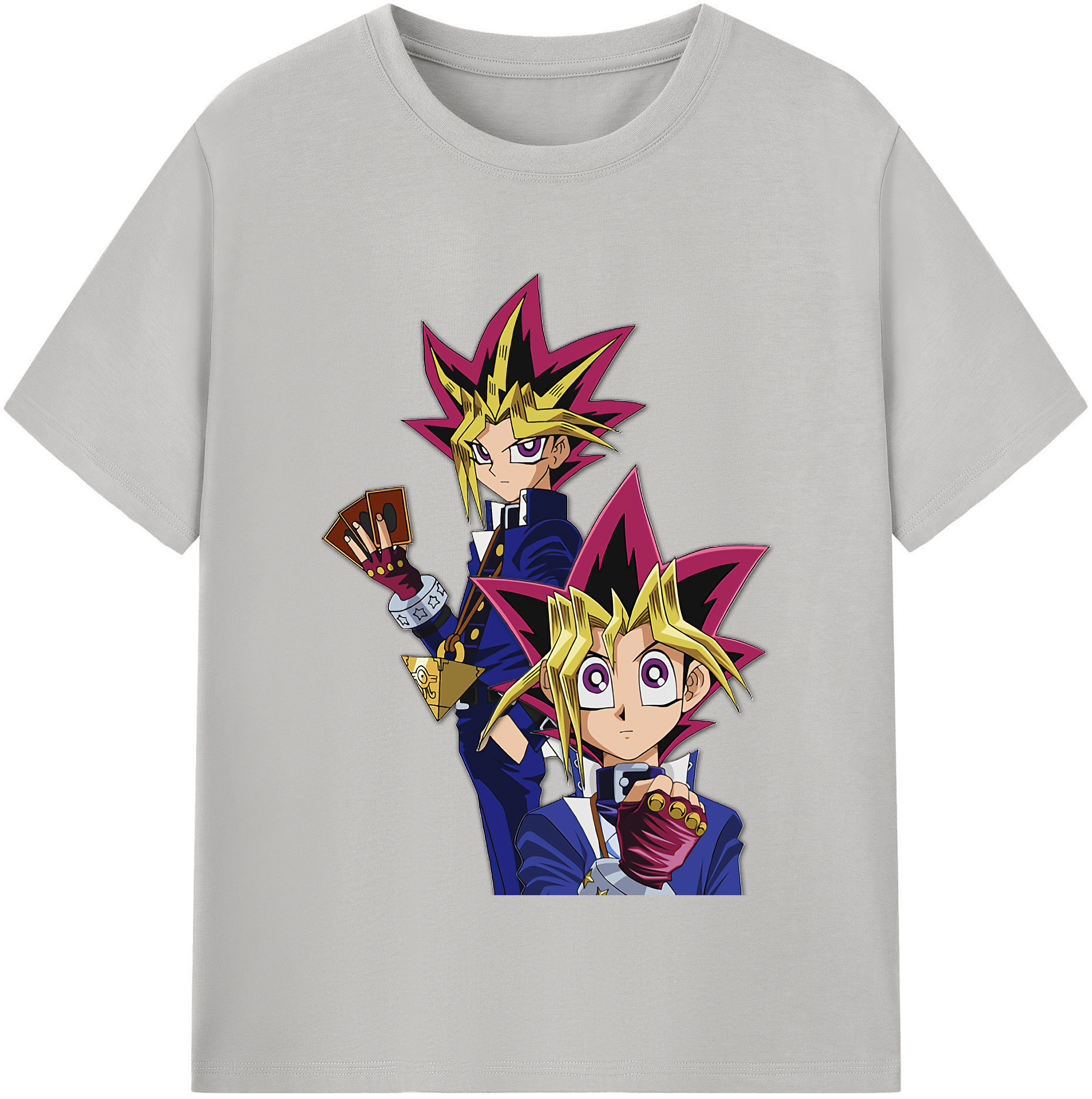 （画像用） 遊☆戯☆王 Yu-Gi-Oh! レディースカジュアルプリントTシャツ（綿100％）