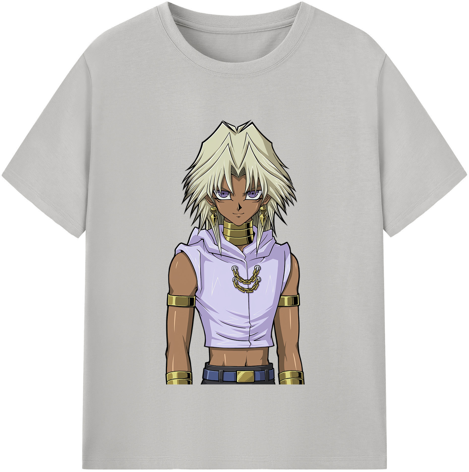 （画像用） 遊☆戯☆王 Yu-Gi-Oh! レディースカジュアルプリントTシャツ（綿100％）