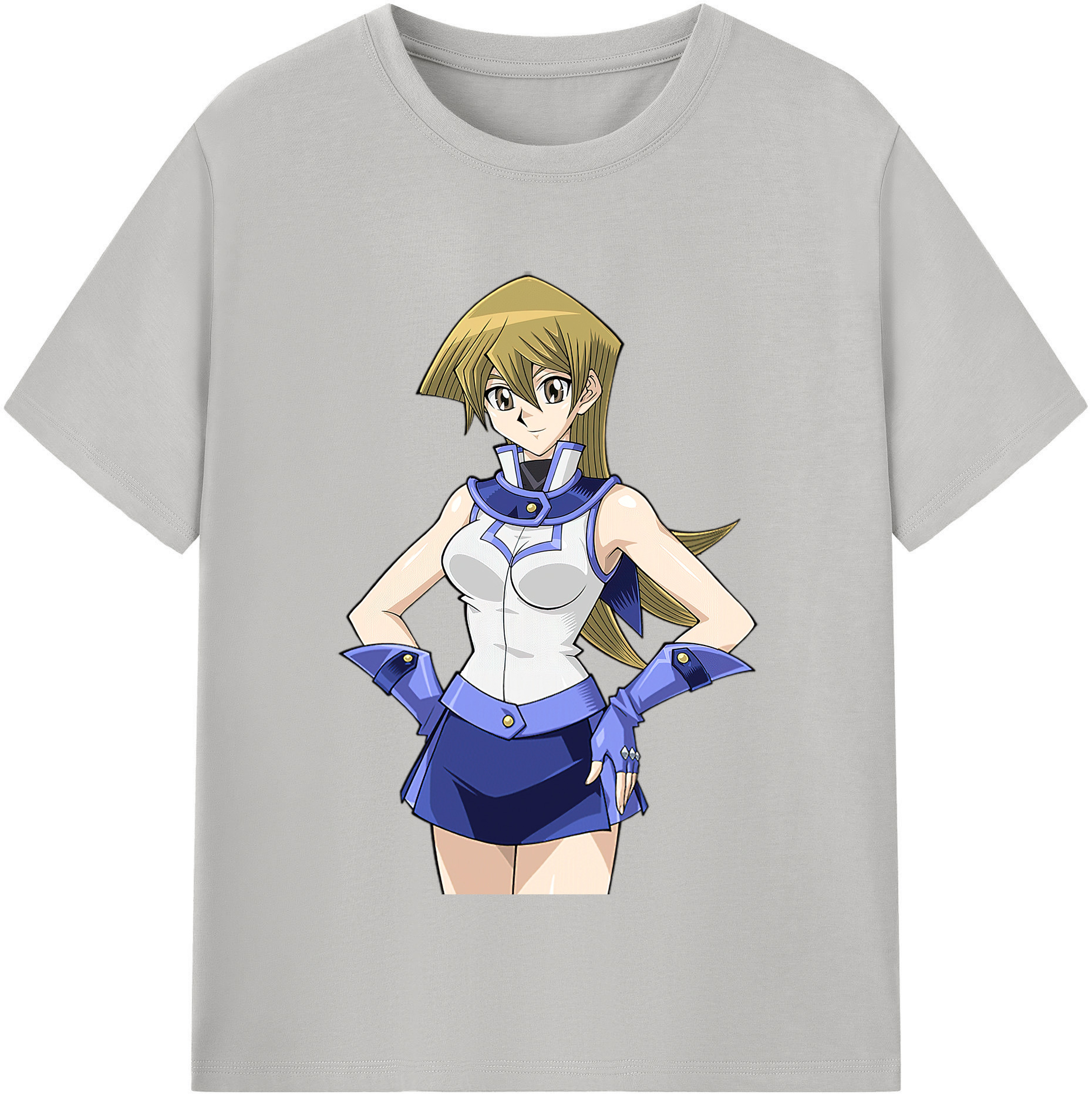 （画像用） 遊☆戯☆王 Yu-Gi-Oh! レディースカジュアルプリントTシャツ（綿100％）