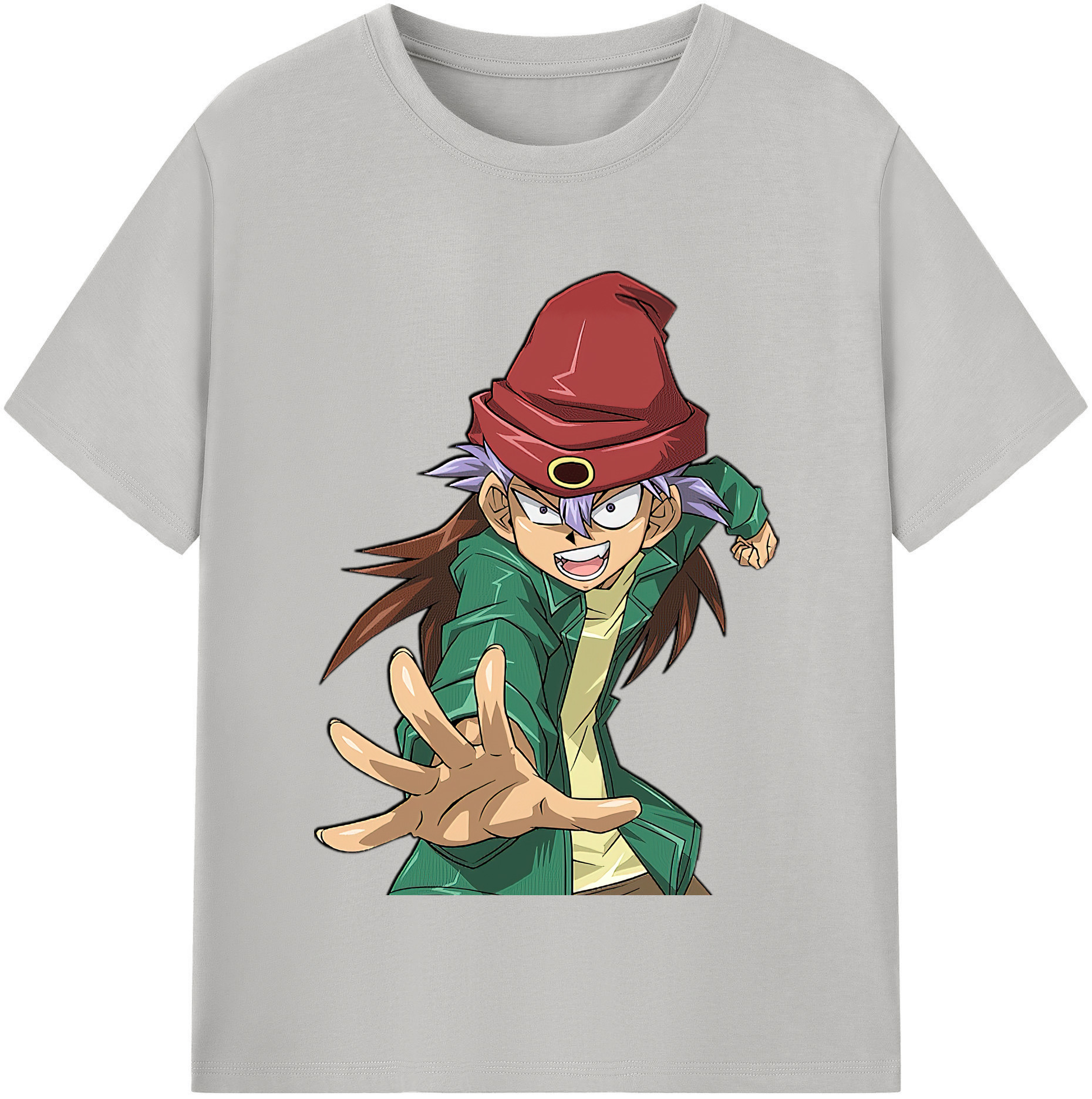 （画像用） 遊☆戯☆王 Yu-Gi-Oh! レディースカジュアルプリントTシャツ（綿100％）